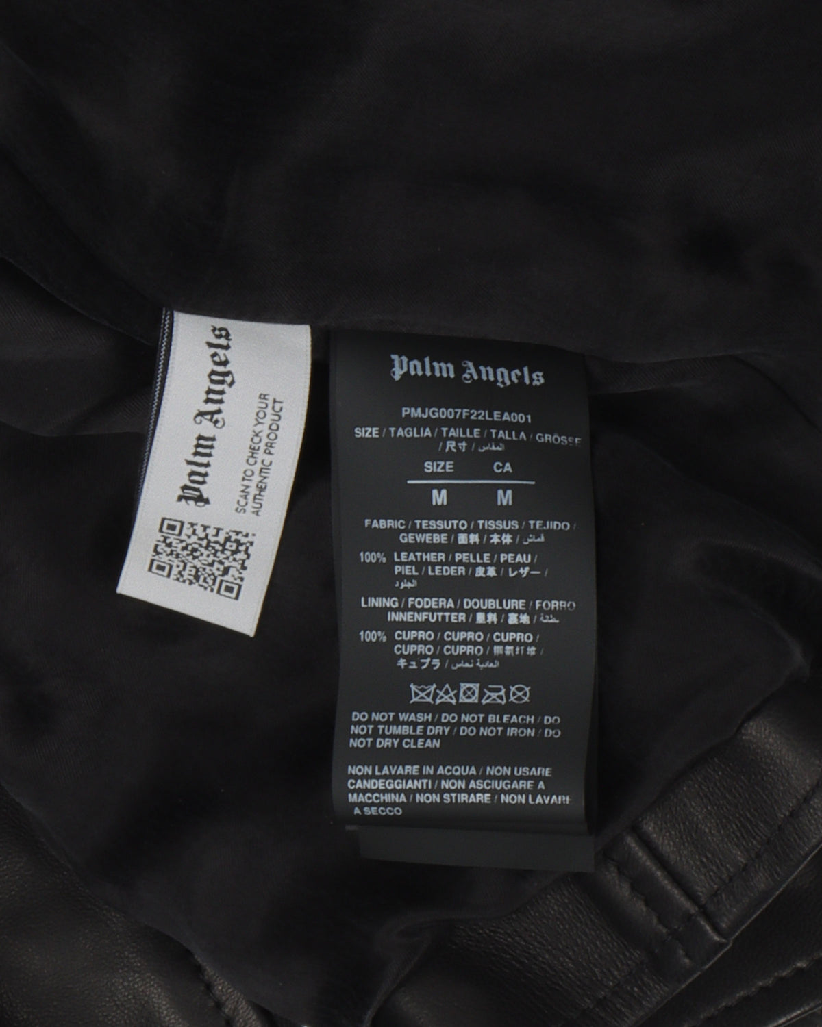 Leather Flames Jacket