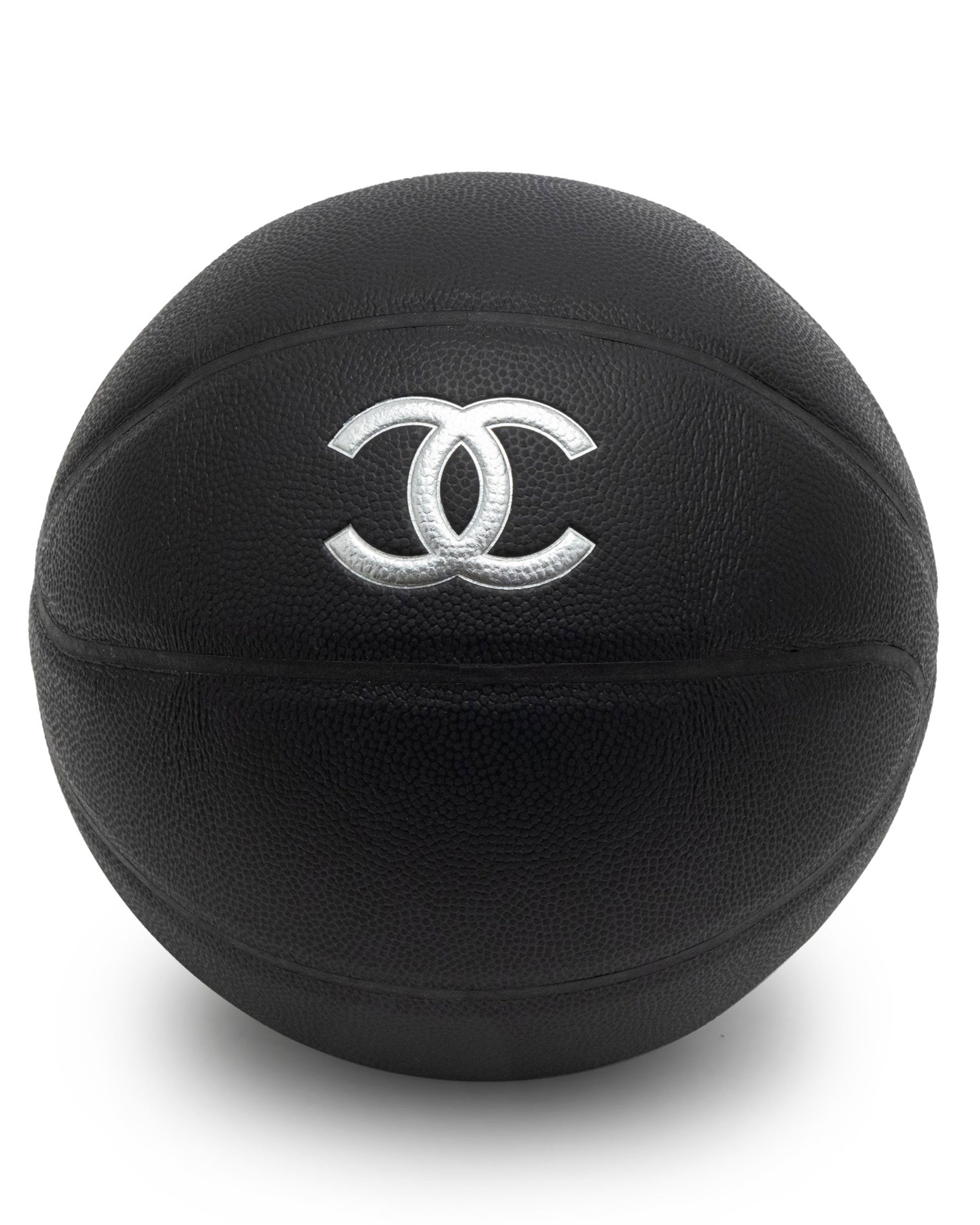 Leather "CC" Basketball & Carrying Handle
