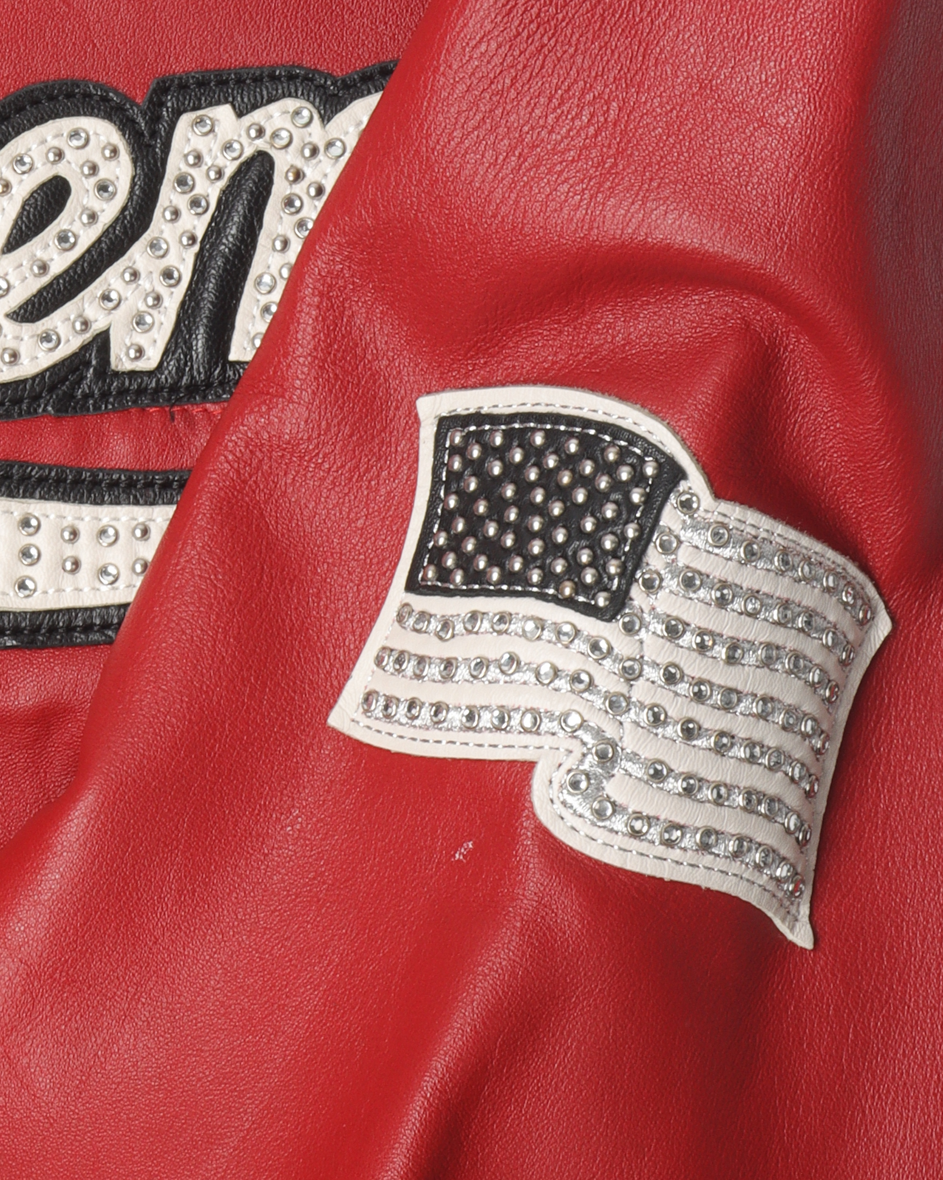 Supreme SS16 Uptown Studded Leather Varsity Jacket – Justin Reed
