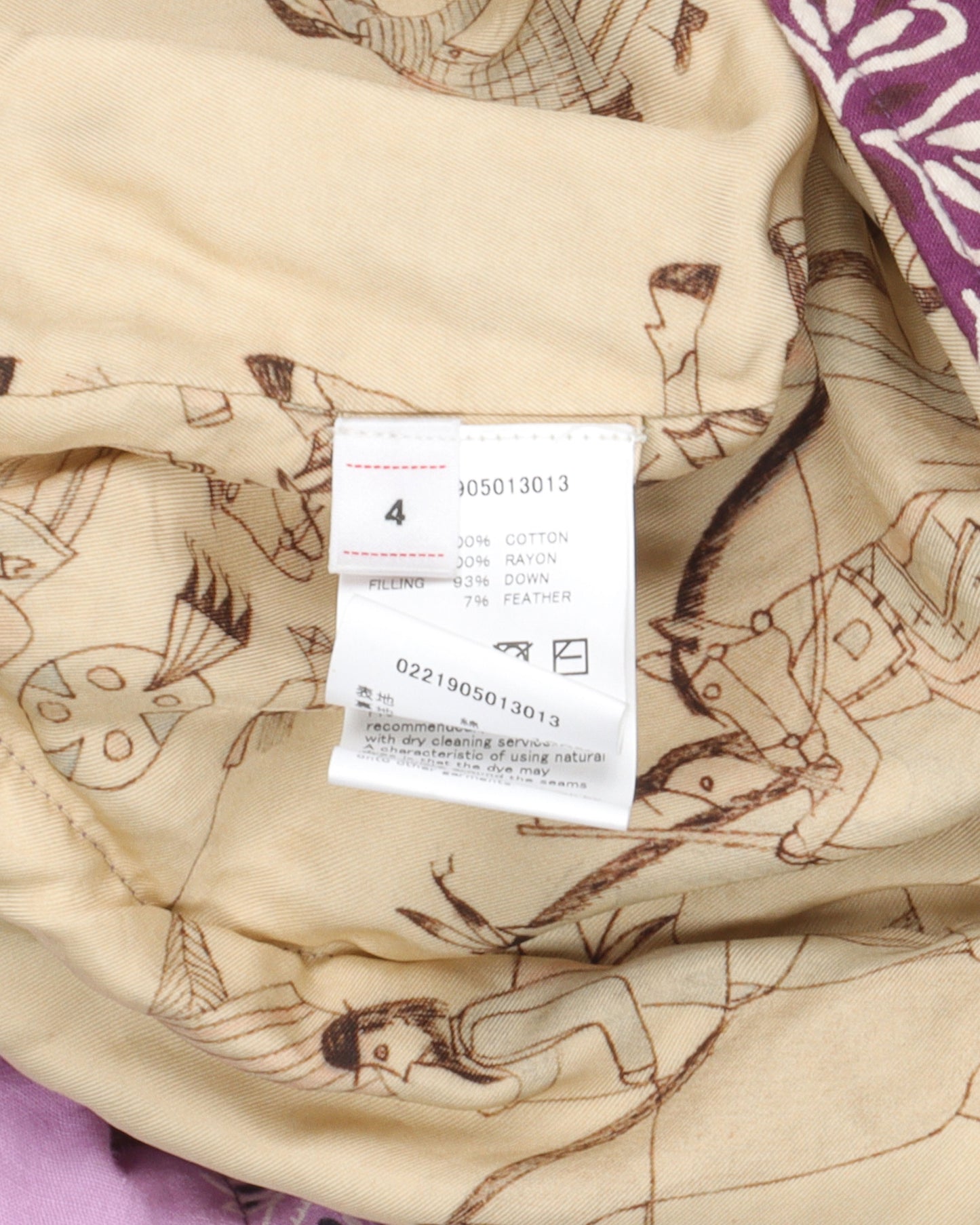 21SS Purple Kerchief Bandana Jacket