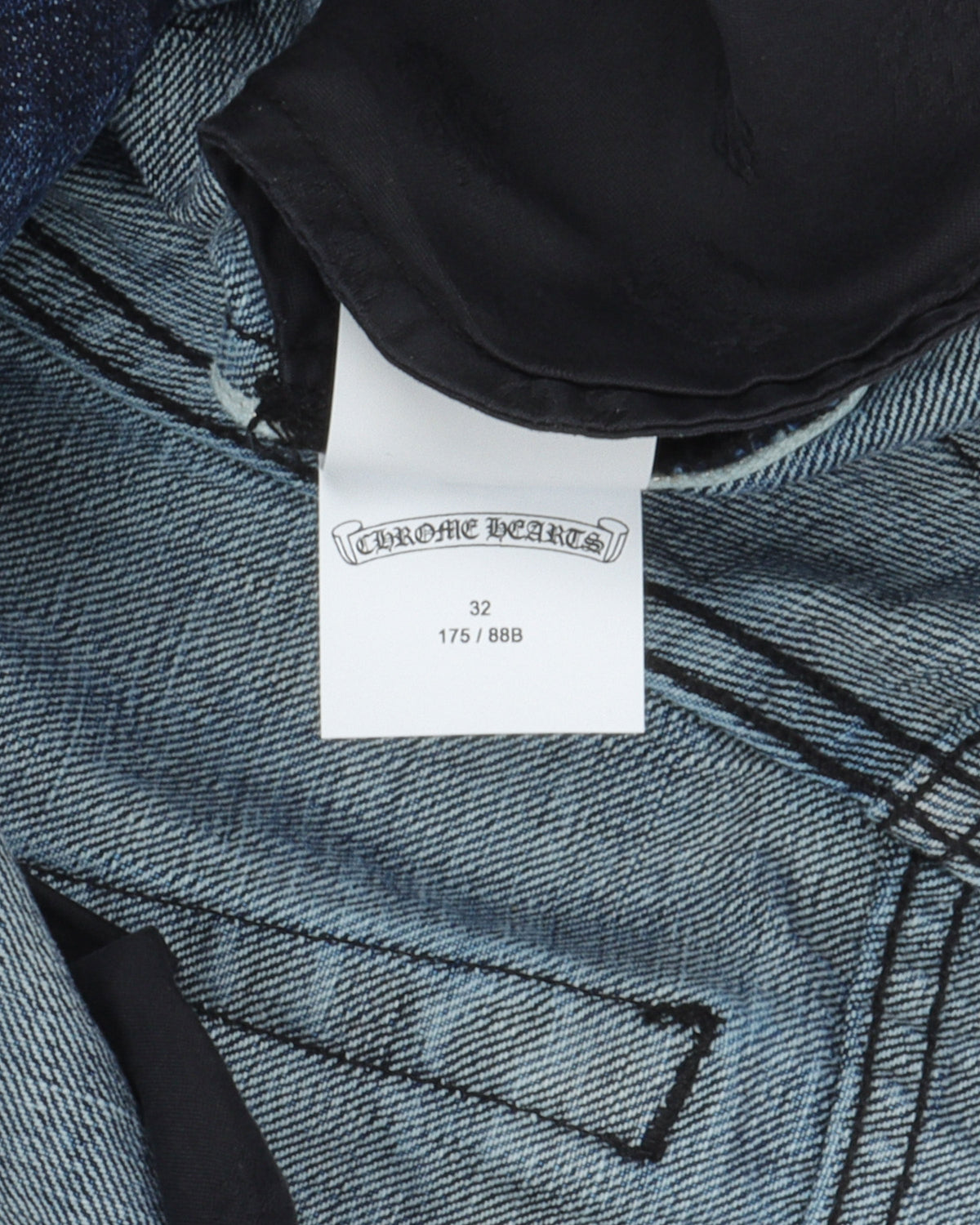 Denim w/ 35 Cross Patches