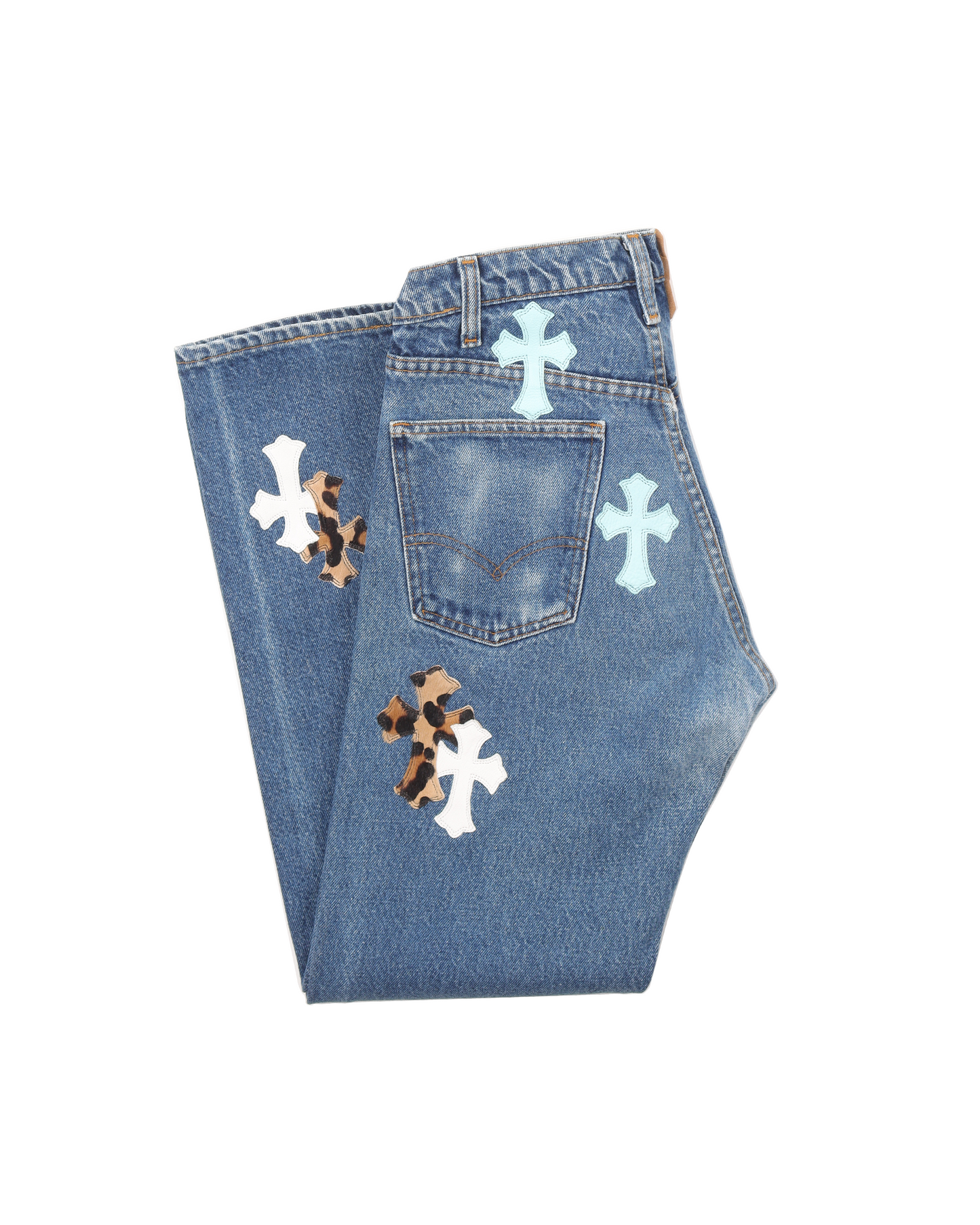 Multi Color Levi's Patch Denim
