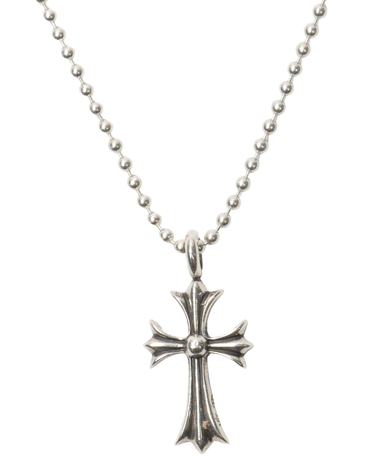 Pink Sapphire Embellished Cross Pendant