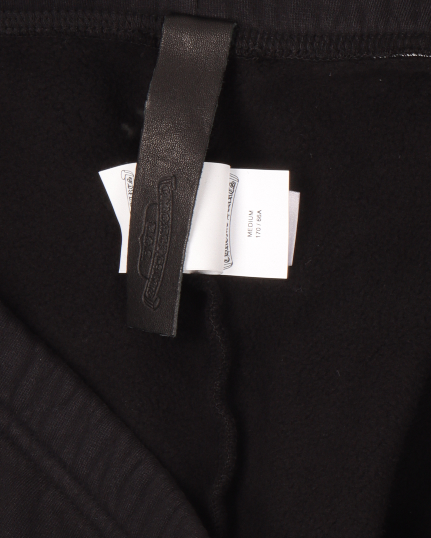 Black Sweat Pant With Black Crosses
