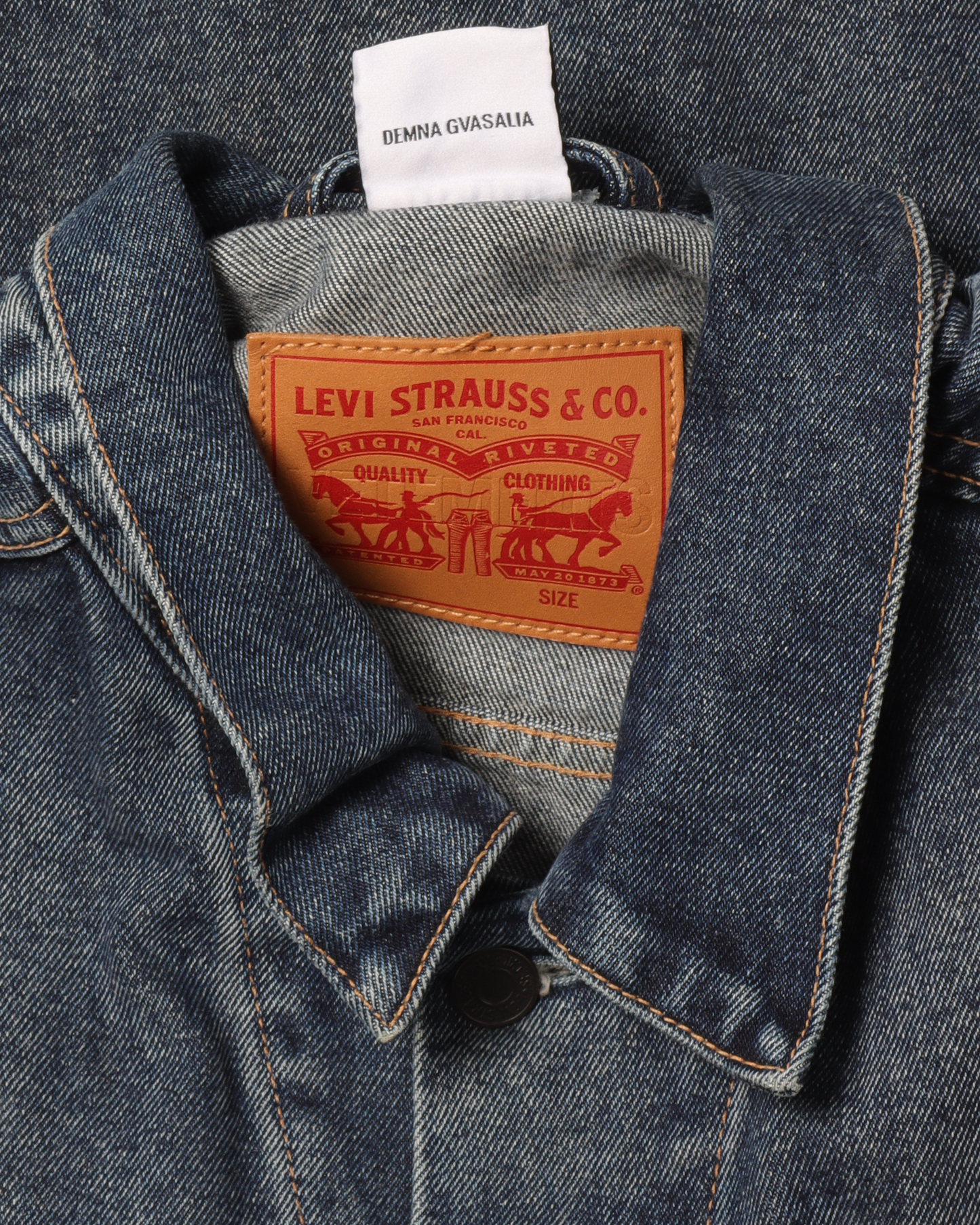 Oversized Levi Denim Vest