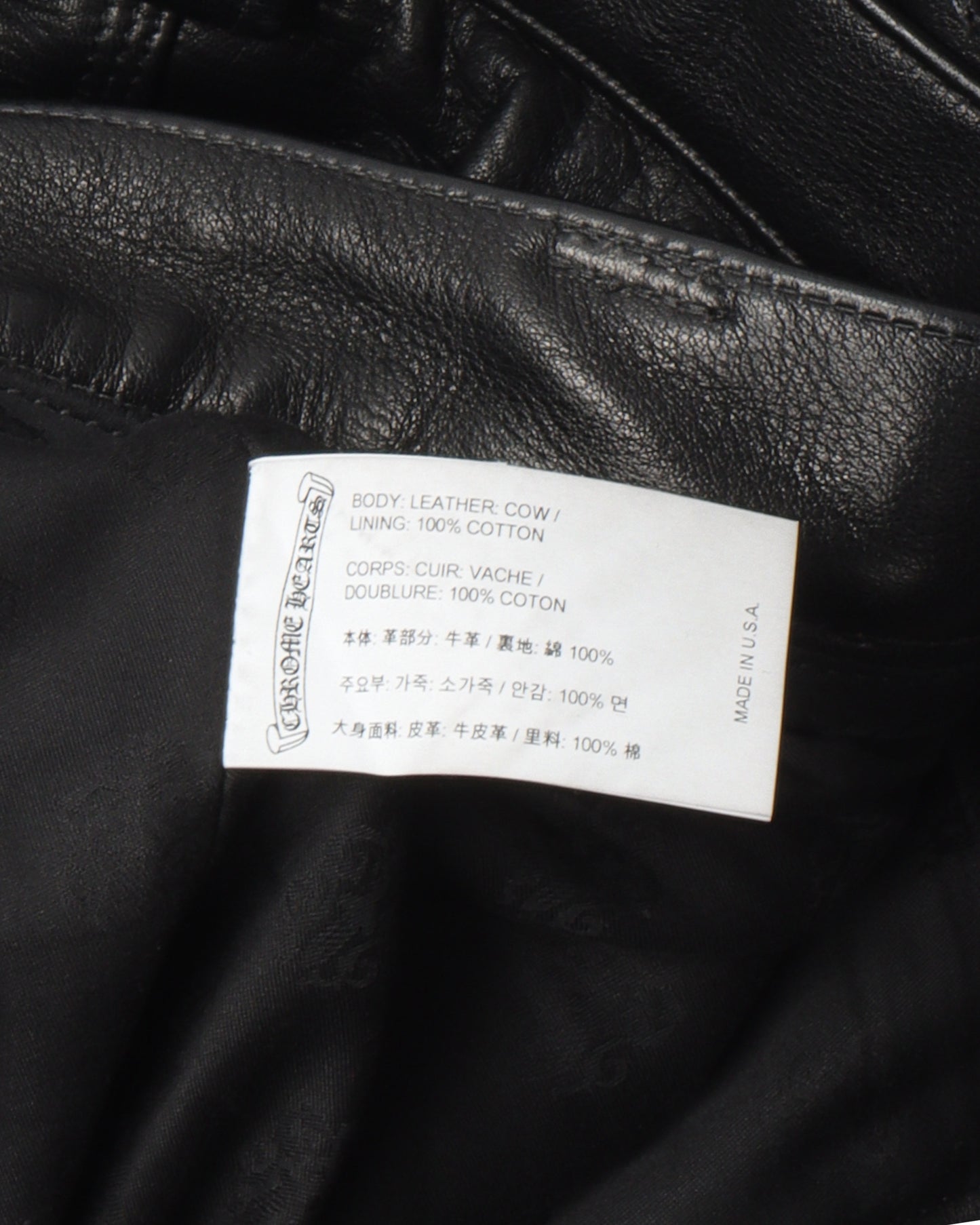 Fleur Knee Leather Pants