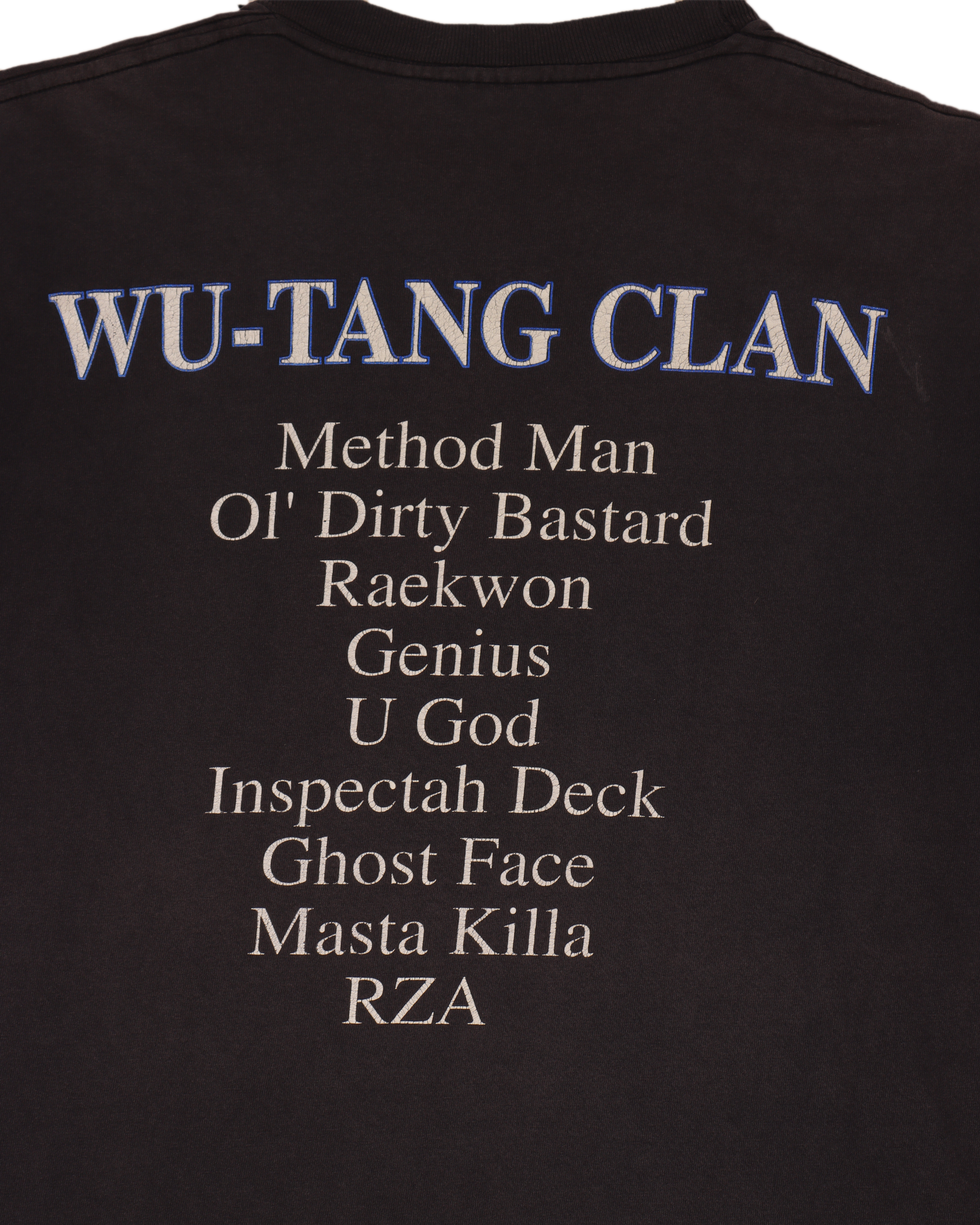 Wu-Tang Clan Logo Print Faded T-Shirt