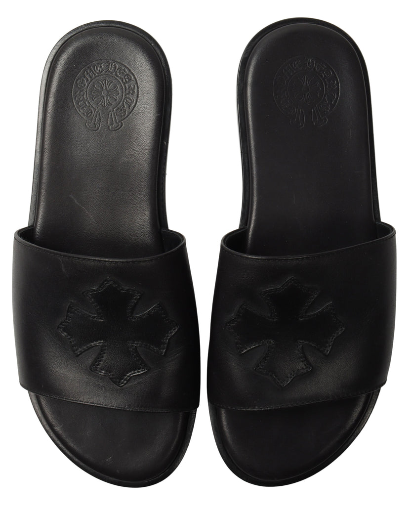 Leather Cross Sandals