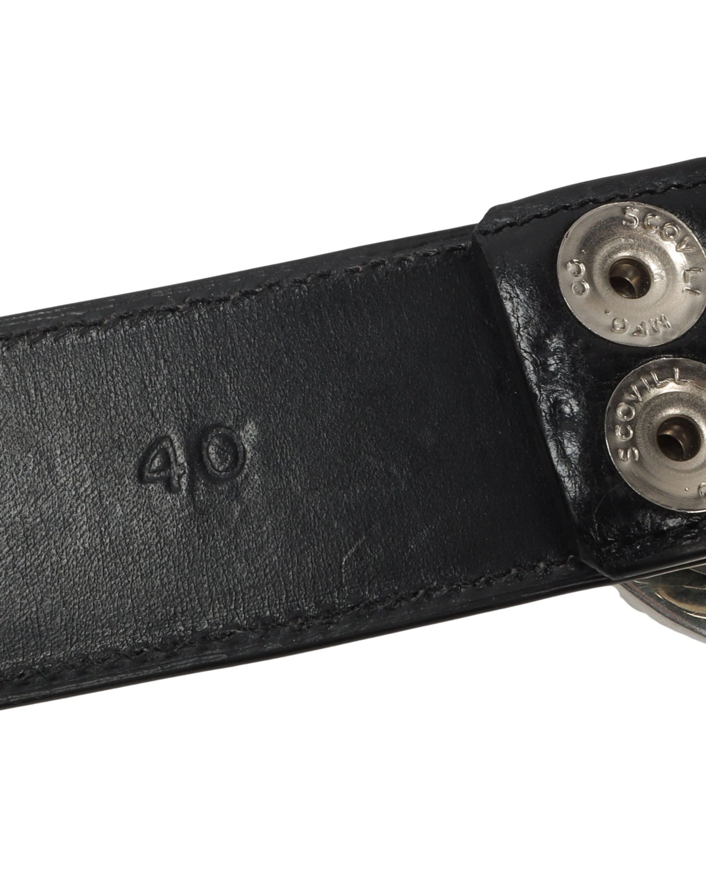 Multicolor Cross Leather Belt