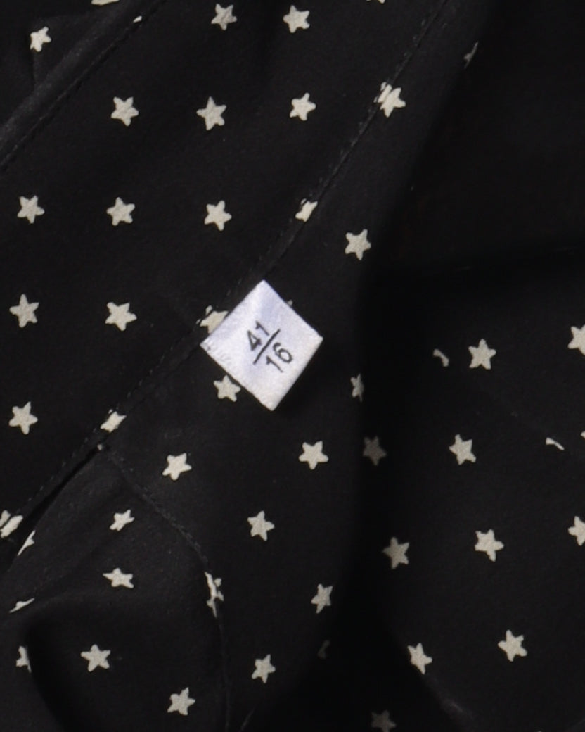 Saint Laurent Silk Star Pattern Shirt
