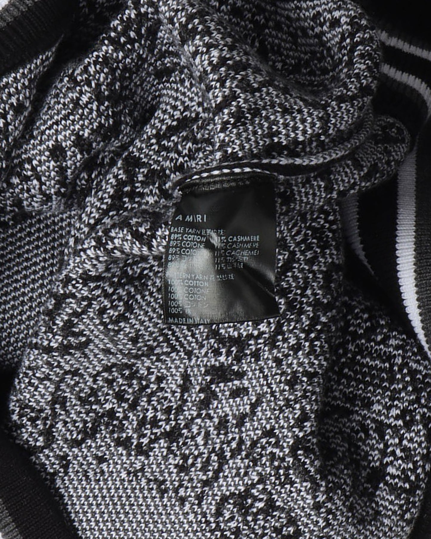 Cashmere Blend Paisley Hoodie