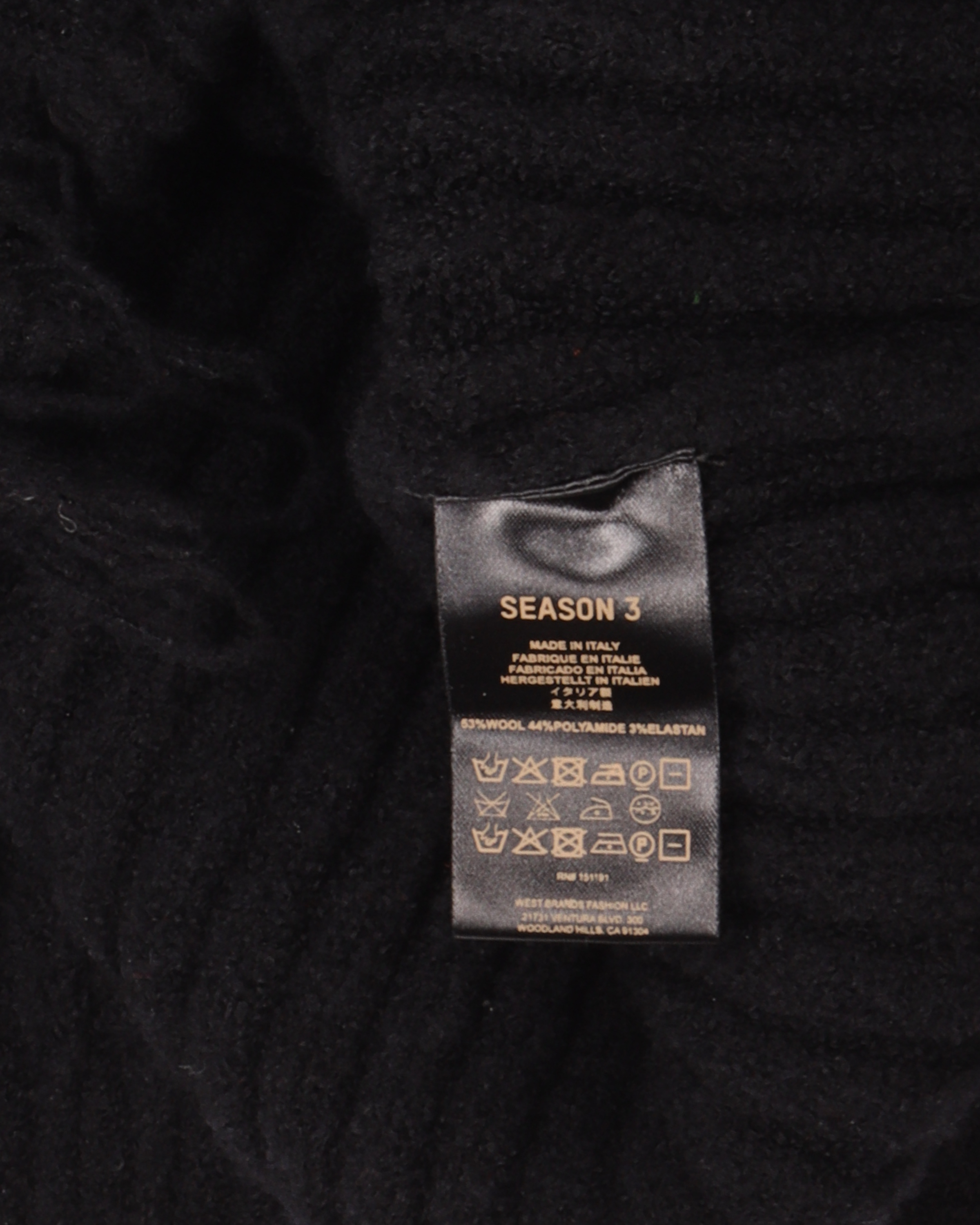 Yeezy 2025 distressed sweater
