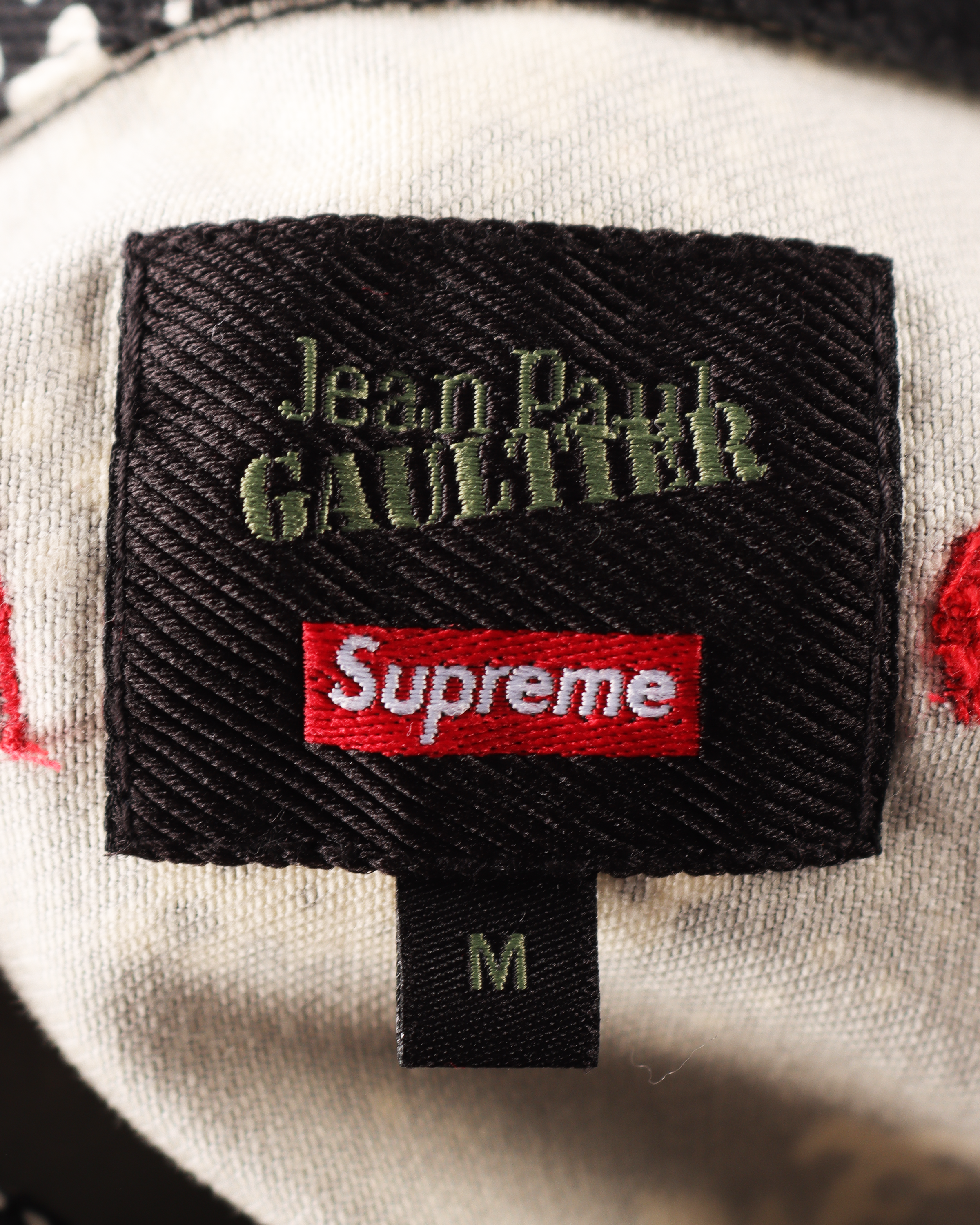 Supreme Jean Paul Gaultier Fuck Racism Trucker Jacket