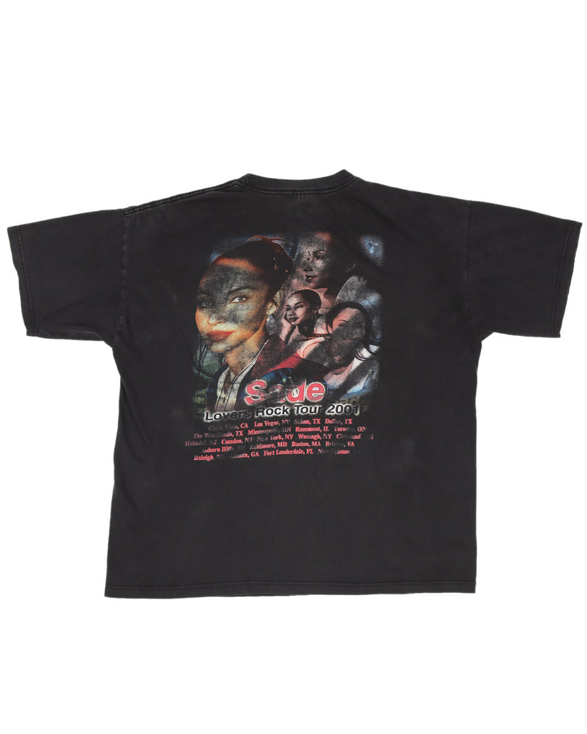 Sade 2001 Lovers Rock Tour T-Shirt