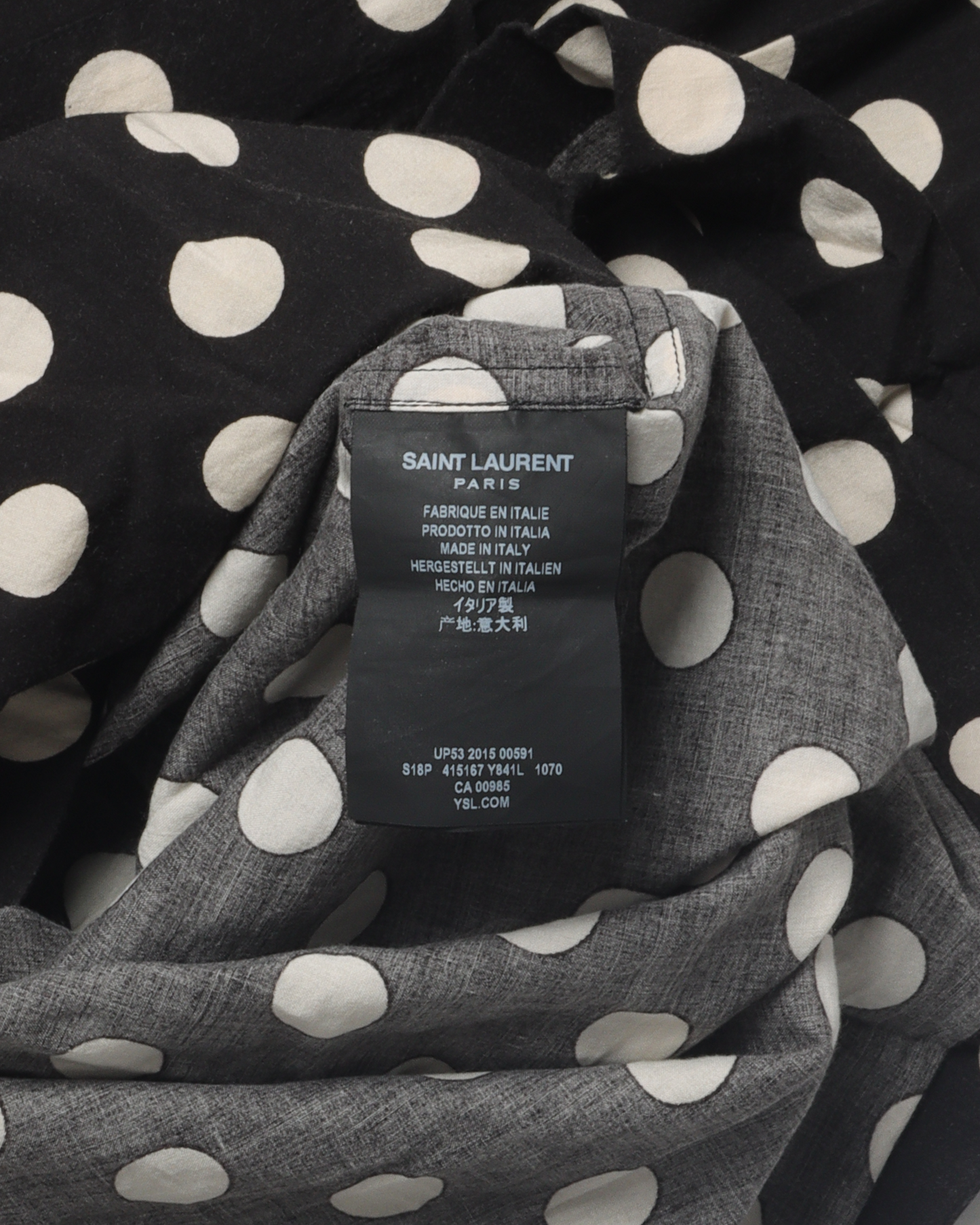 Polka Dot Short Sleeve Shirt
