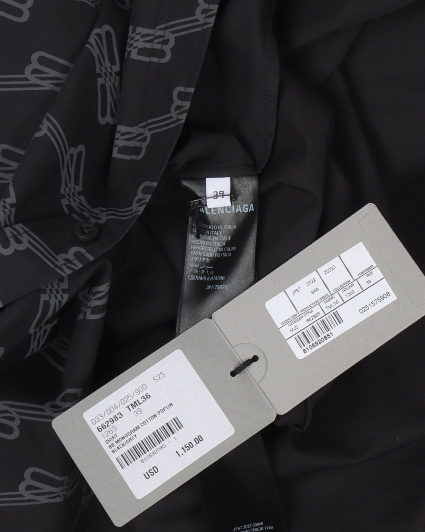 Monogram B's Shirt