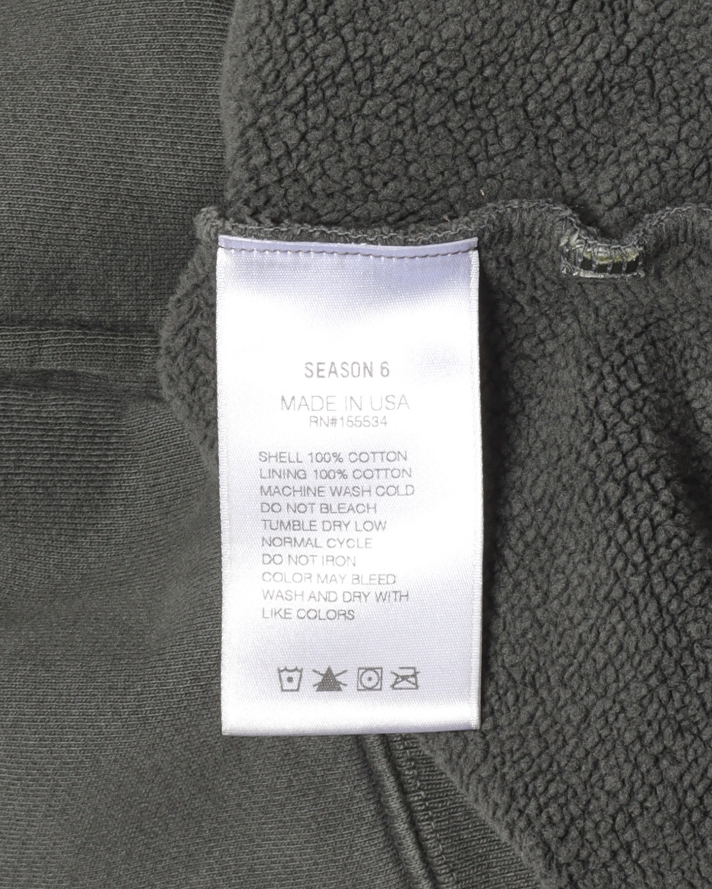 Season 6 Zip Up Hoodie