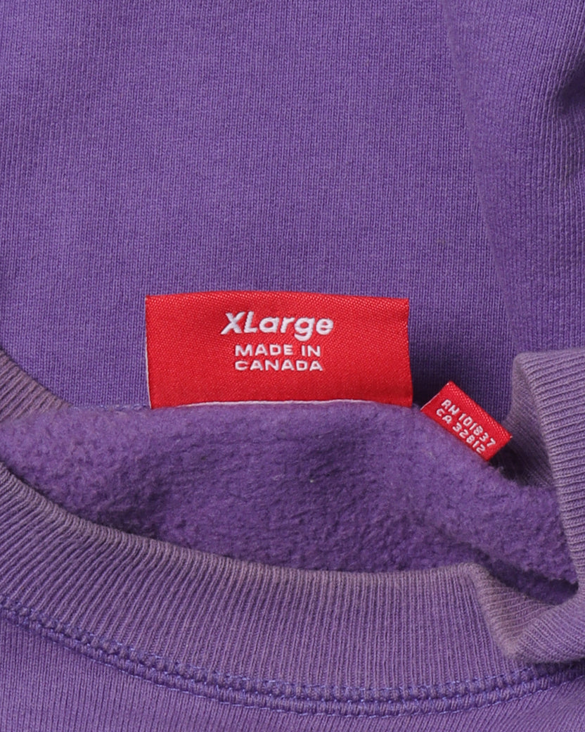 2006 Purple Teal Box Logo Crewneck