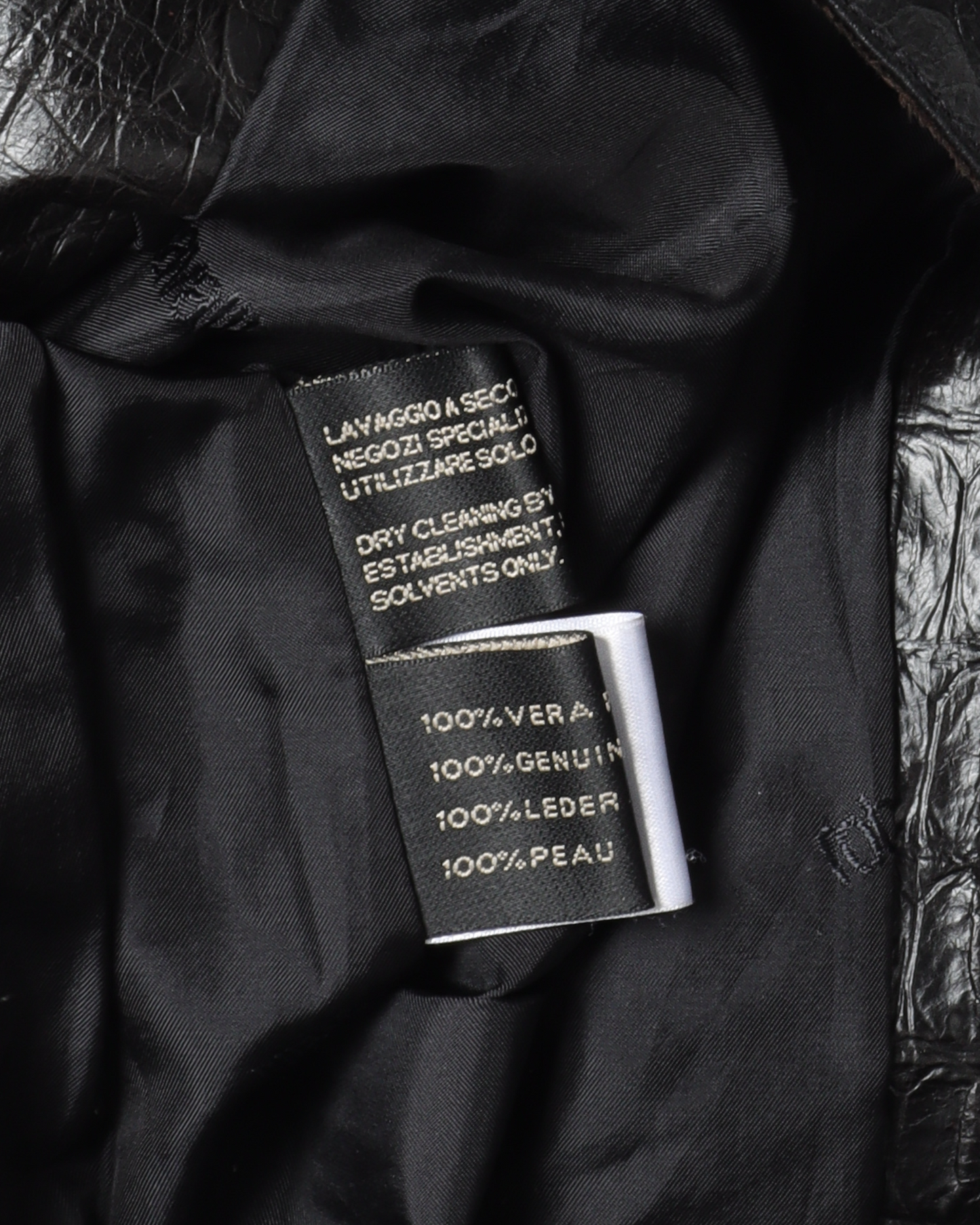 Crocodile Leather Coat