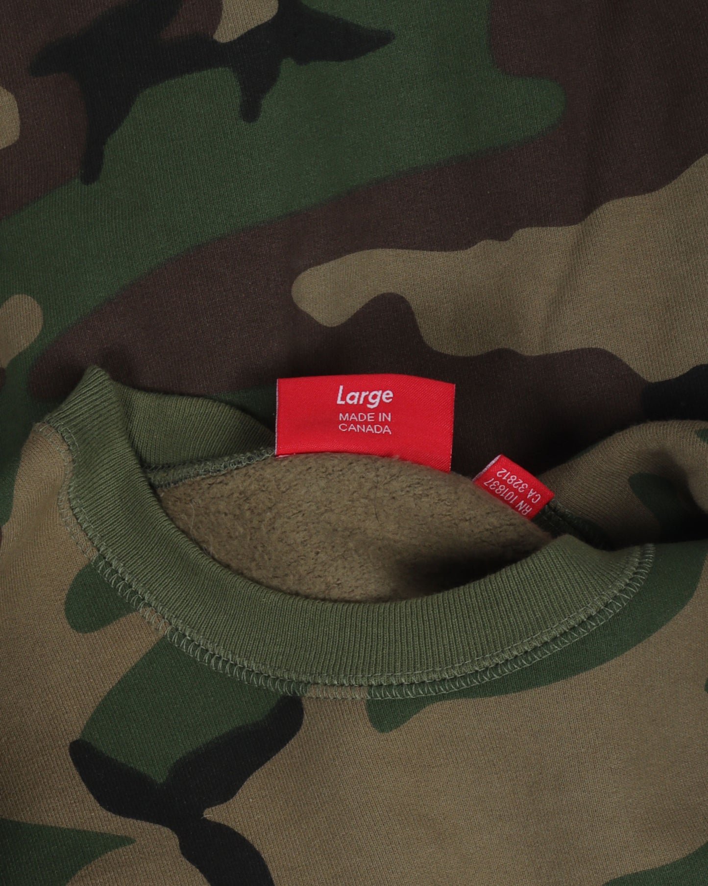 Camo Box Logo Crewneck