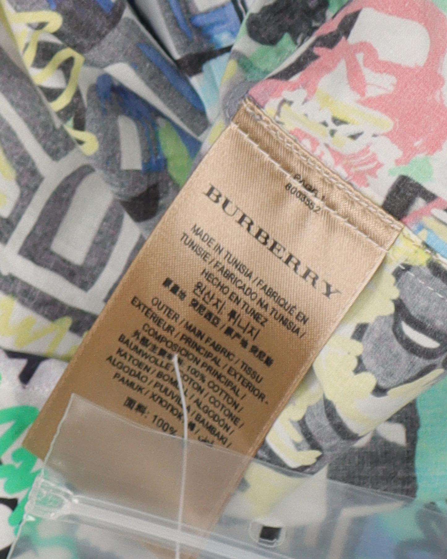 Graffiti Logo Print Shirt