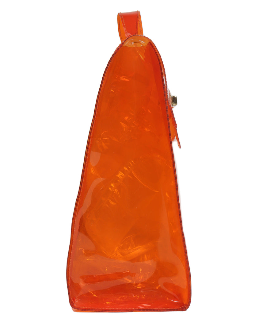 1997 Orange Promotional Kelly Bag