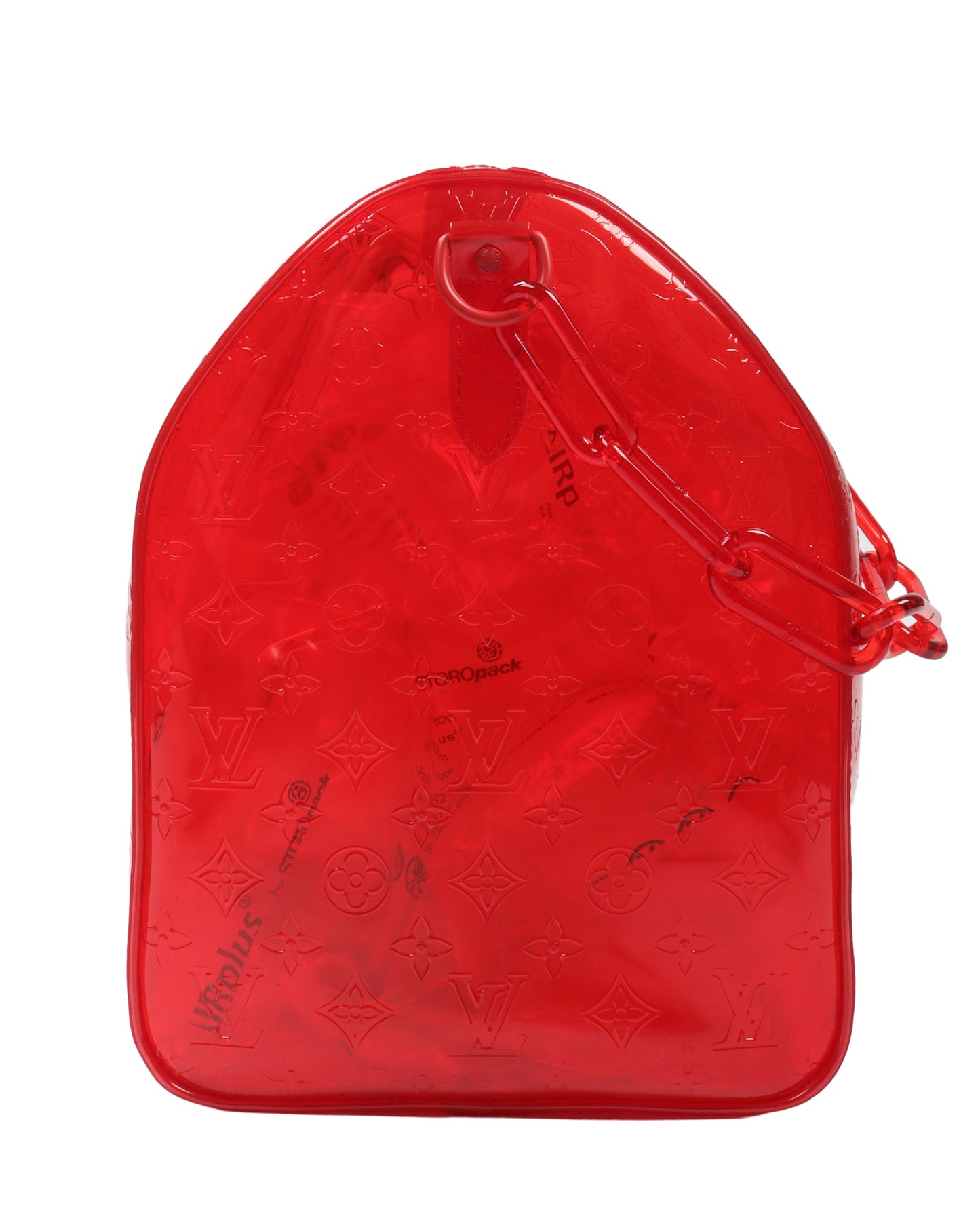 Keepall RGB Clear SS19 Virgil Abloh Bandouliere 50