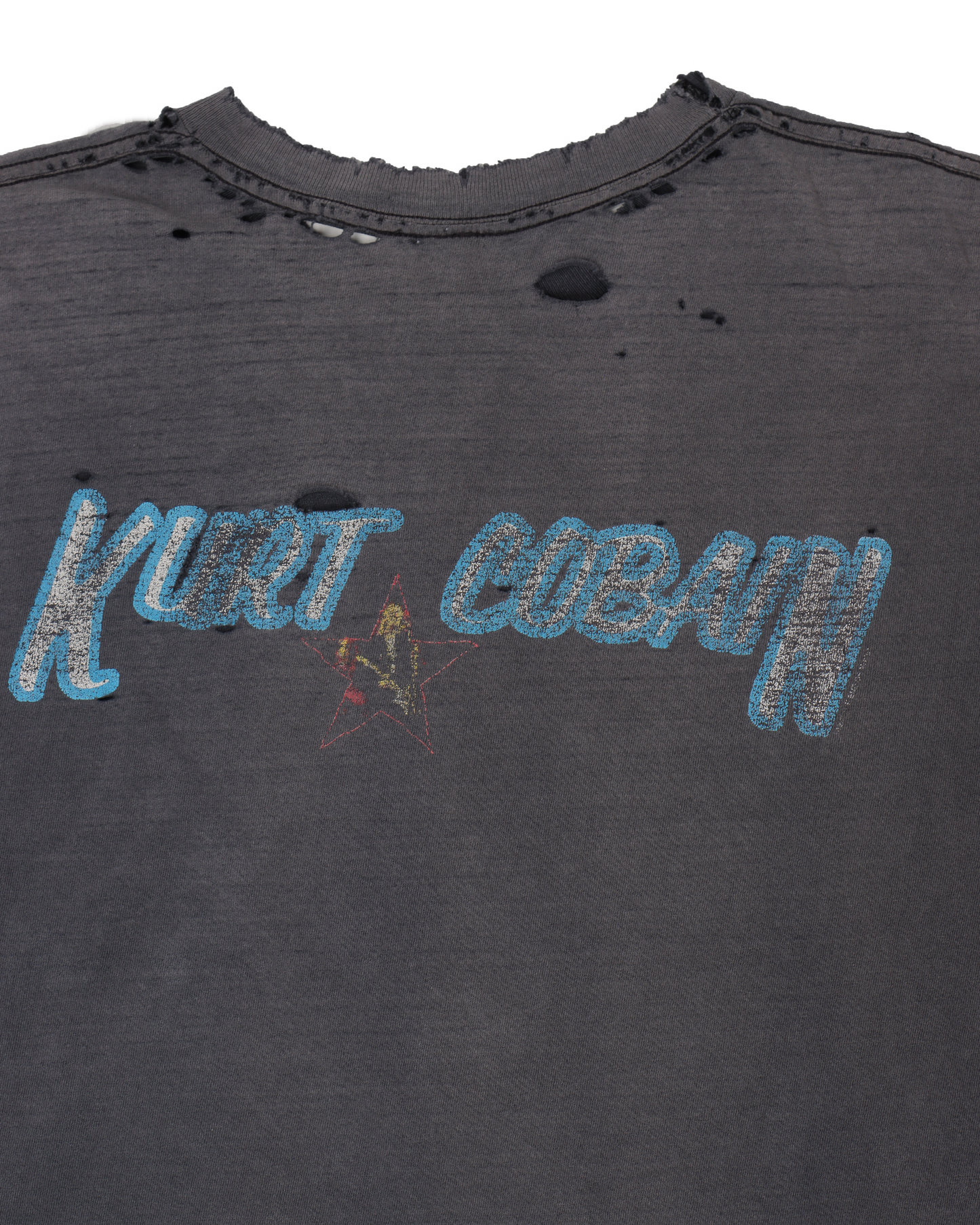 Kurt Cobain Star Live Thrashed T-Shirt