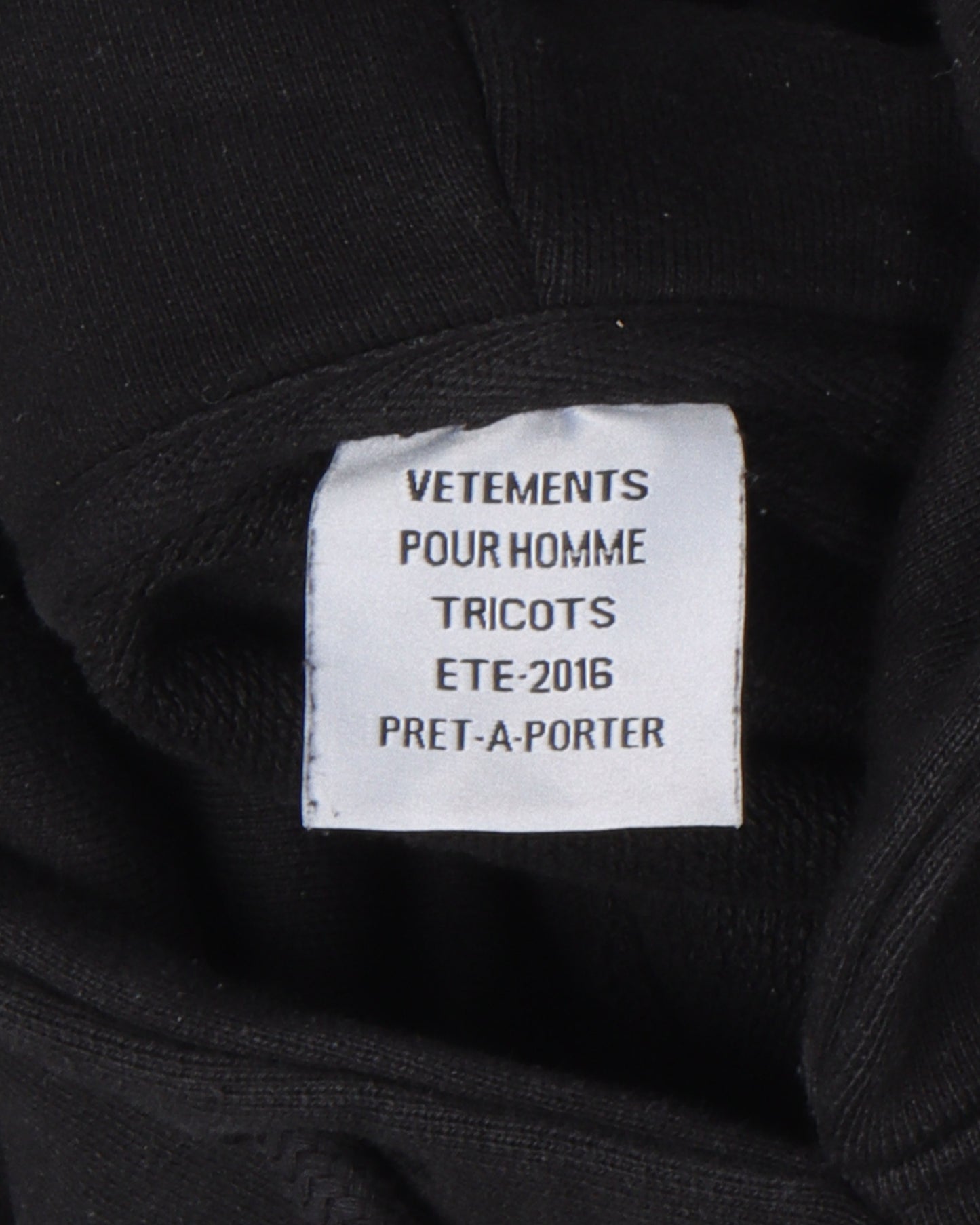SS16 Metal Logo Hoodie