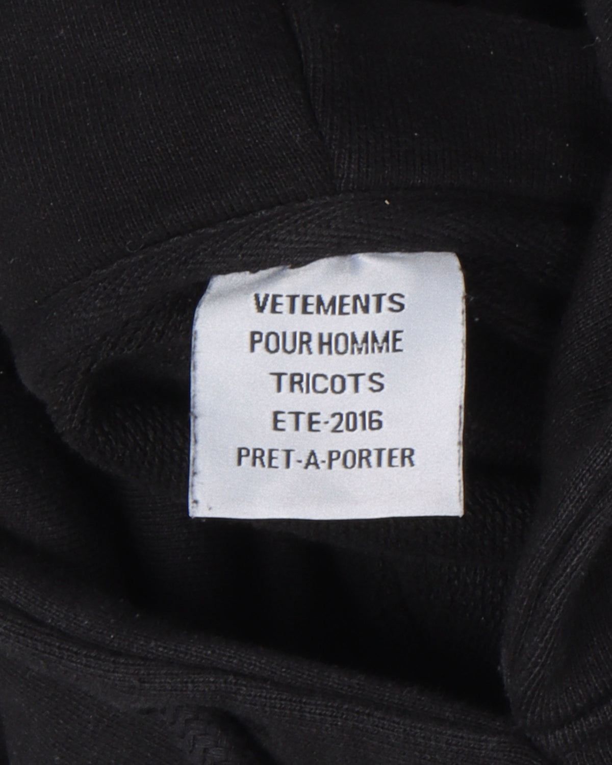 SS16 Metal Logo Hoodie