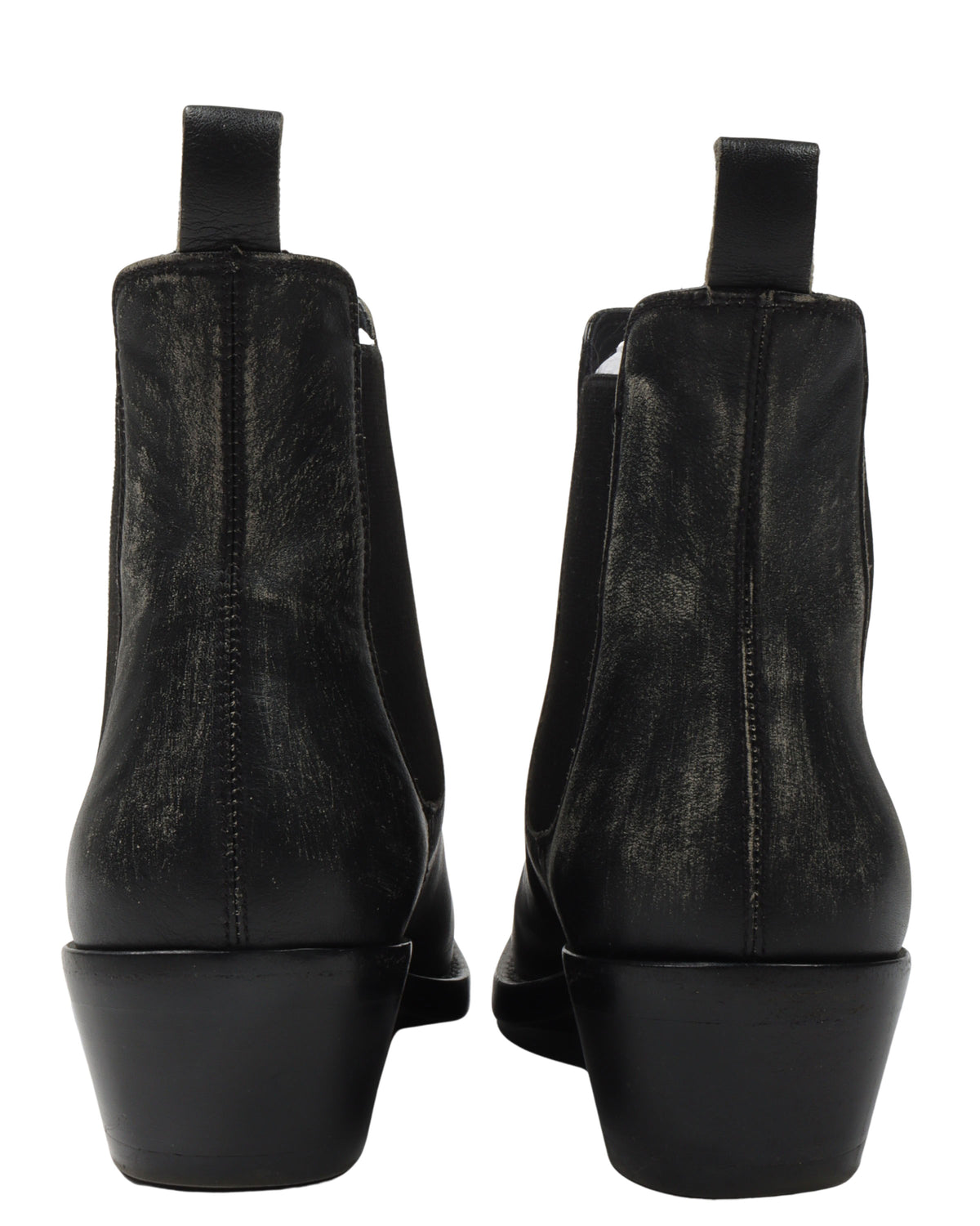 Distressed Western Chris Steel-Toe Chelsea Boots