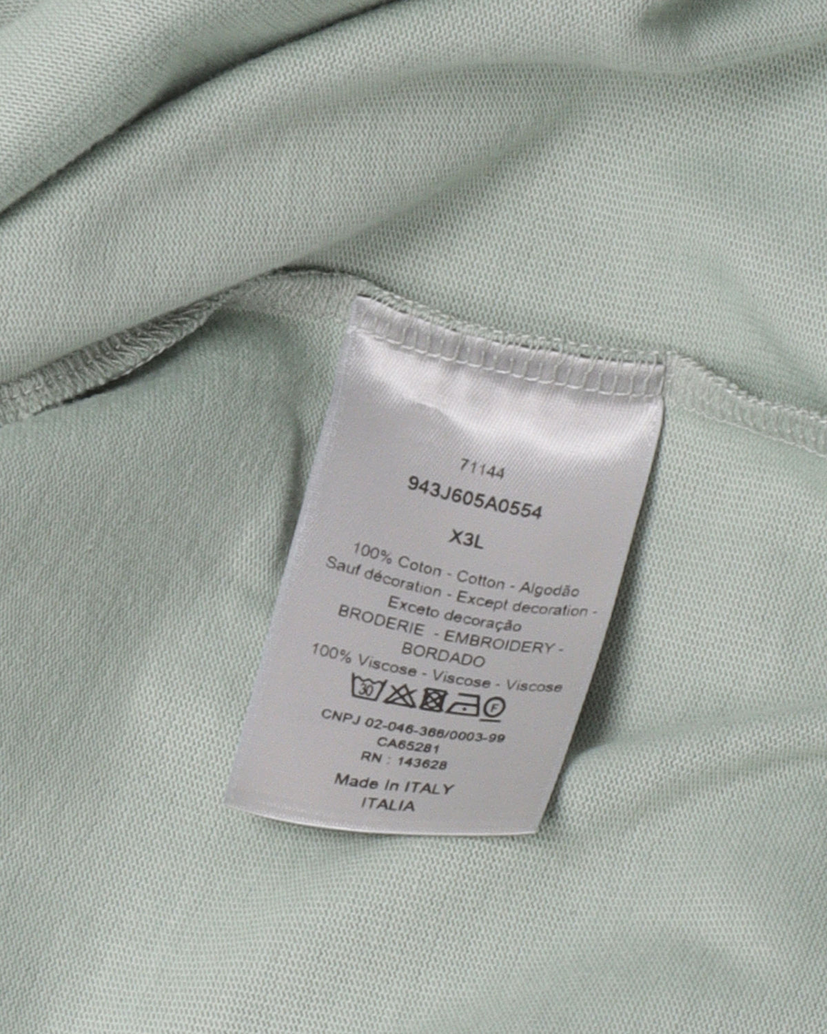 CD Embroidered T-Shirt