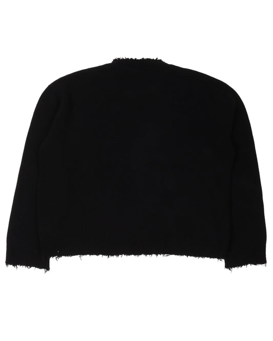 Metal Logo Wool Sweater