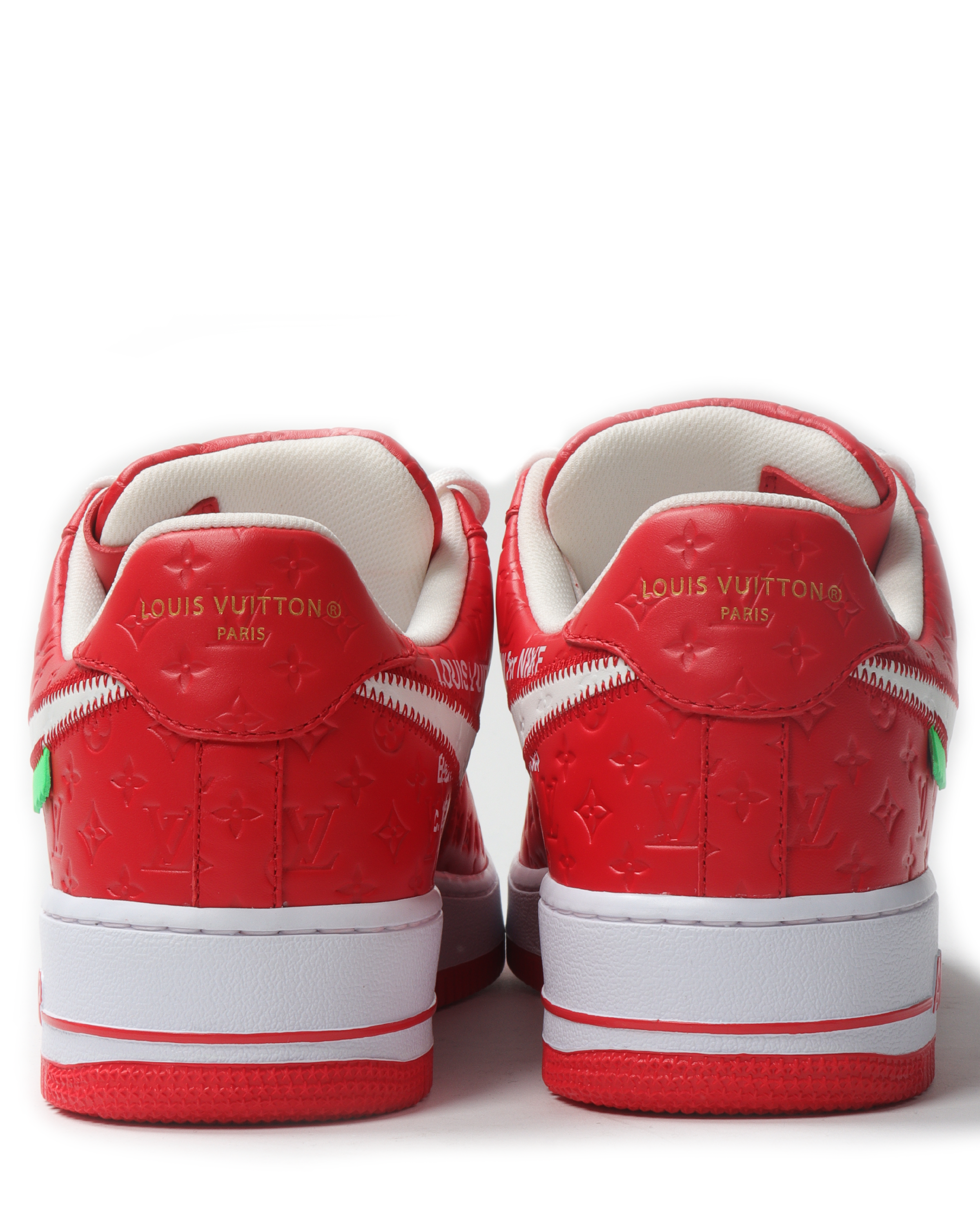 $20,000 Louis Vuitton Nike Air Force 1 Red By Virgil Abloh FIRST