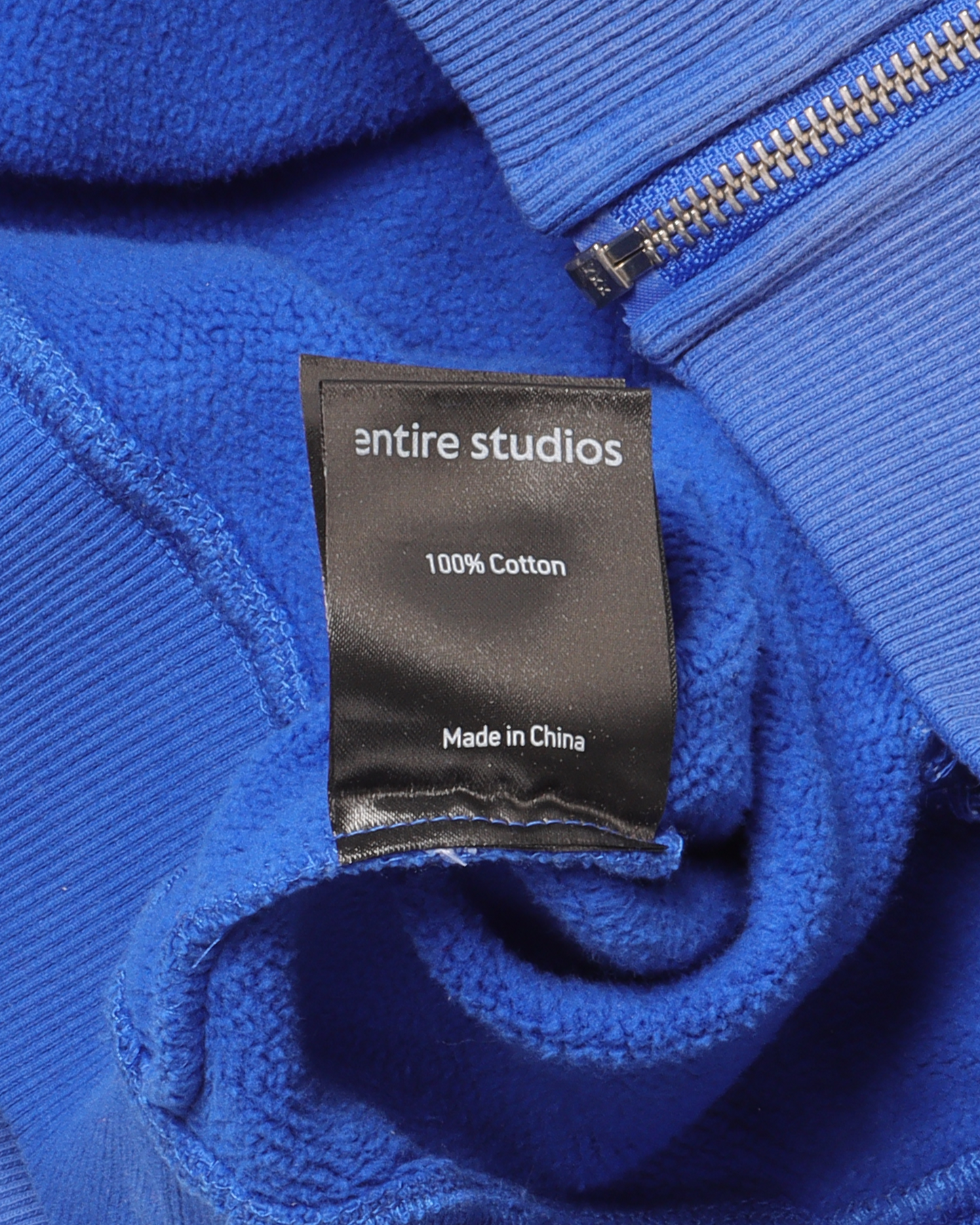 Collard Zip Up Hoodie