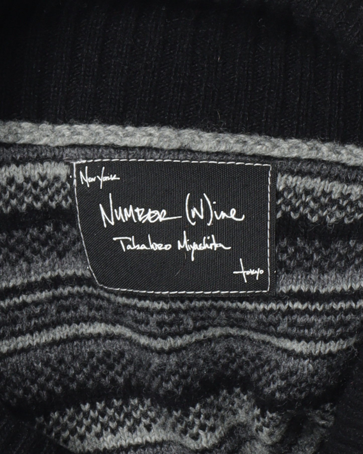 Knit Cardigan High Collar Sweater