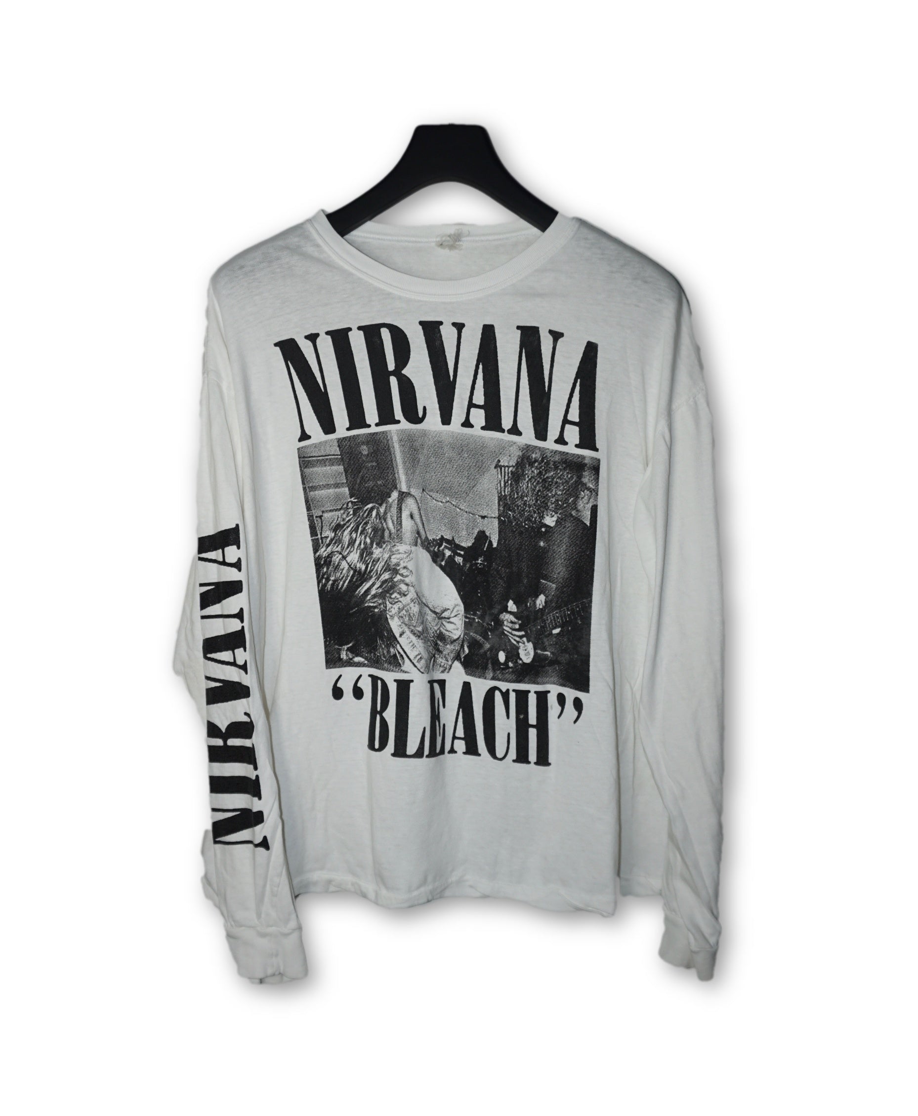 Nirvana Bleach L/S Vintage Rock T-Shirt