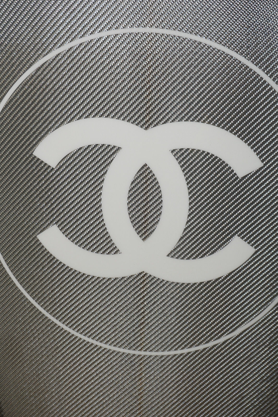 Chanel x Philippe Barland Limited Edition Silver Carbon Surfboard