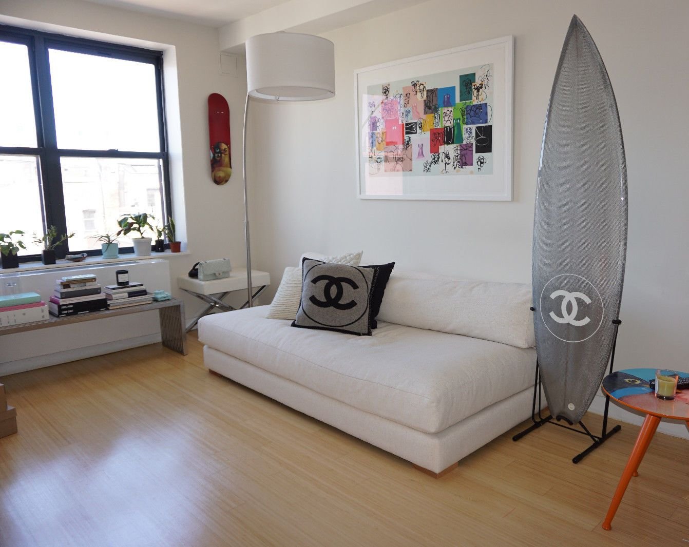 Philippe Barland Limited Edition Silver Carbon Surfboard