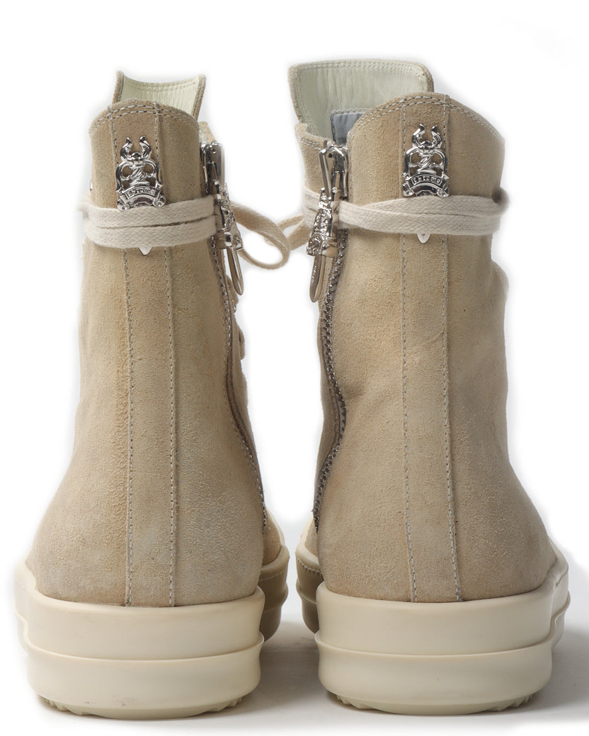 Chrome Hearts Embellished High-Top Suede Ramones