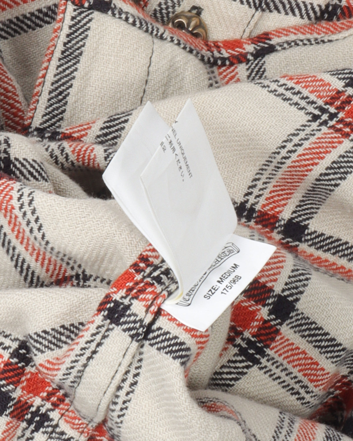 Fleur De Lis Cross Patch Flannel Shirt