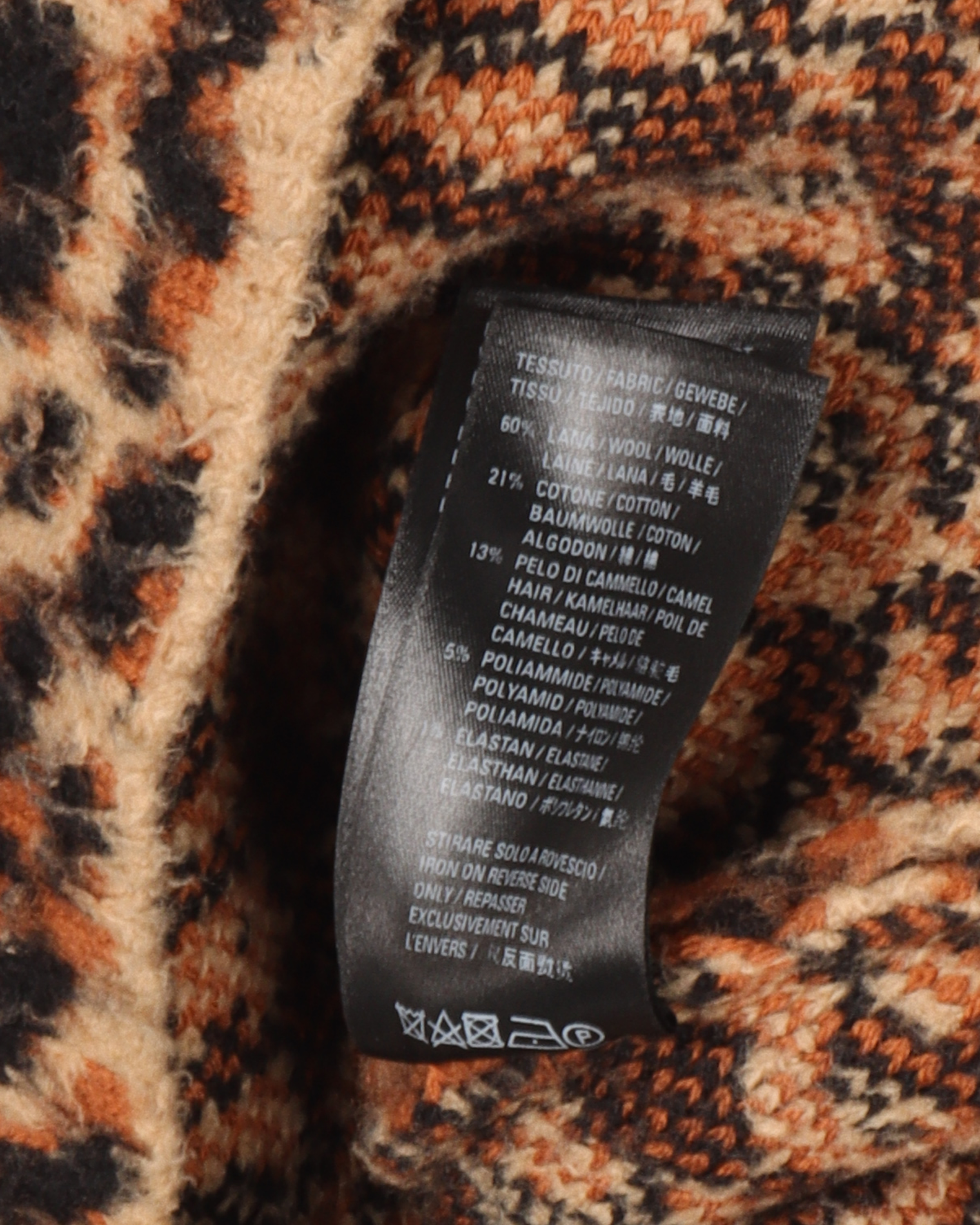 Wool-Blend Cheetah-Print Sweater