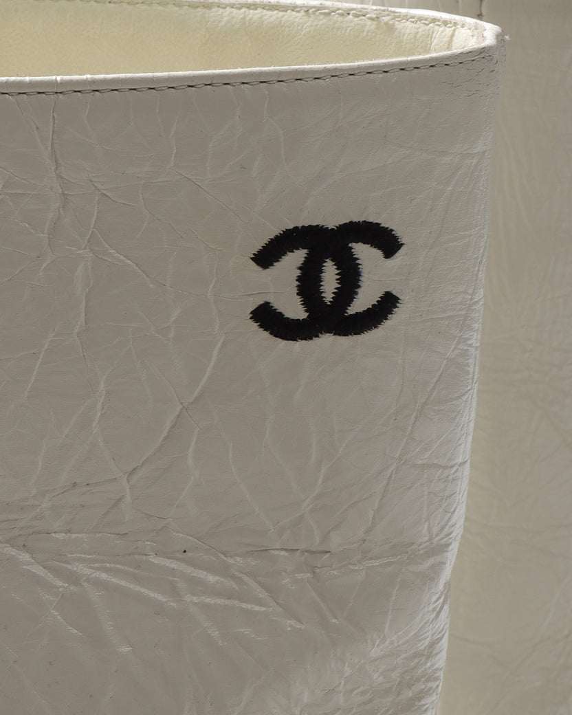 Gabrielle "Coco" Chanel Crinkled Calfskin Heels