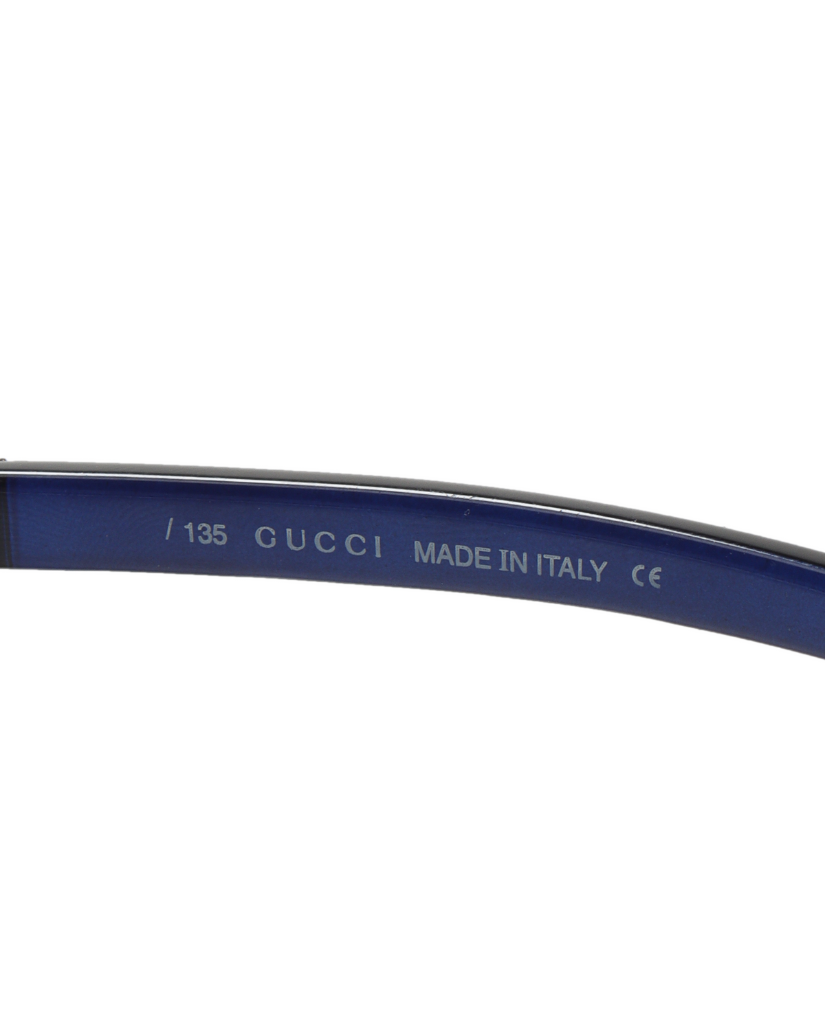Vintage Blue Oval Sunglasses