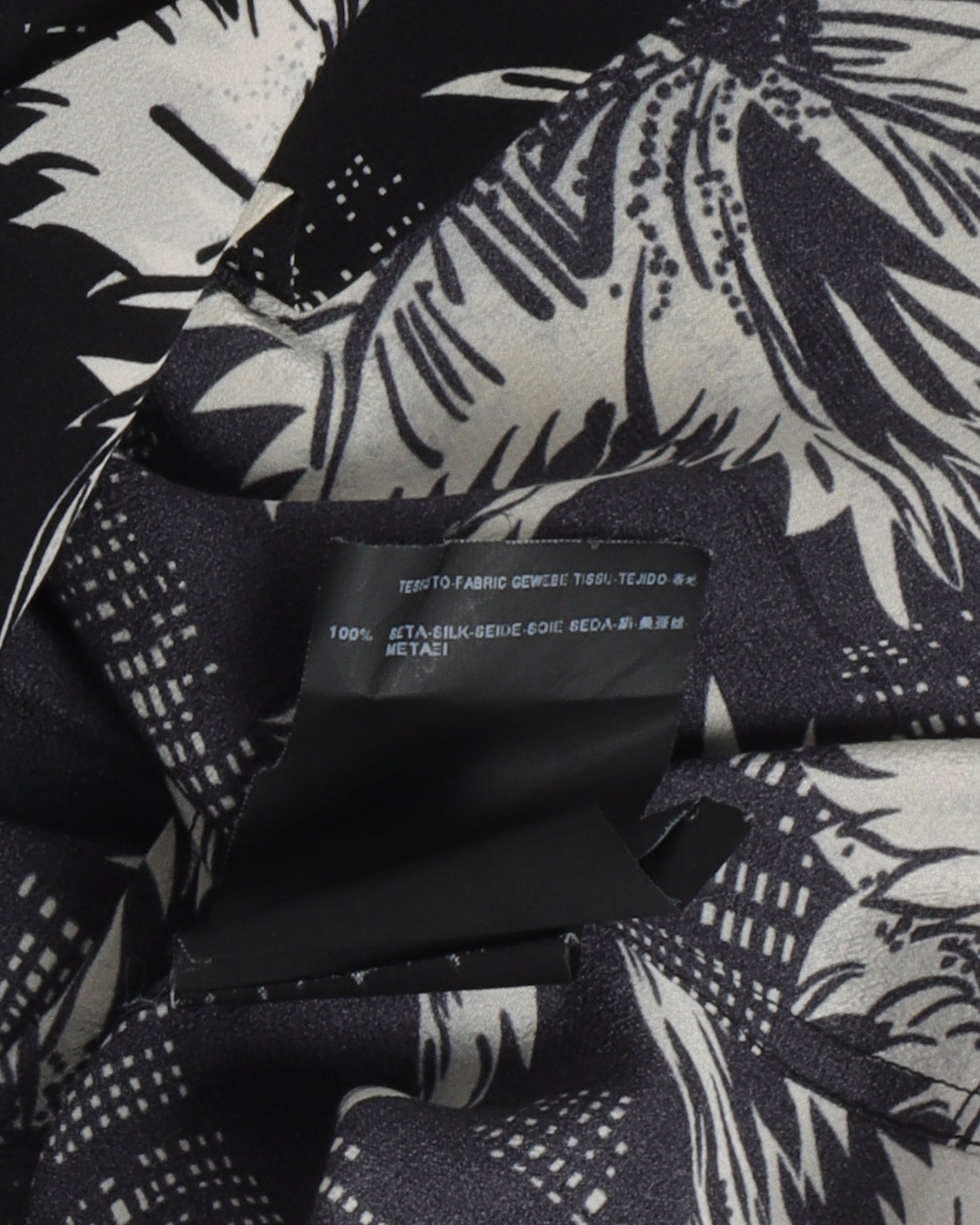 Black Floral Hawaiian T-Shirt
