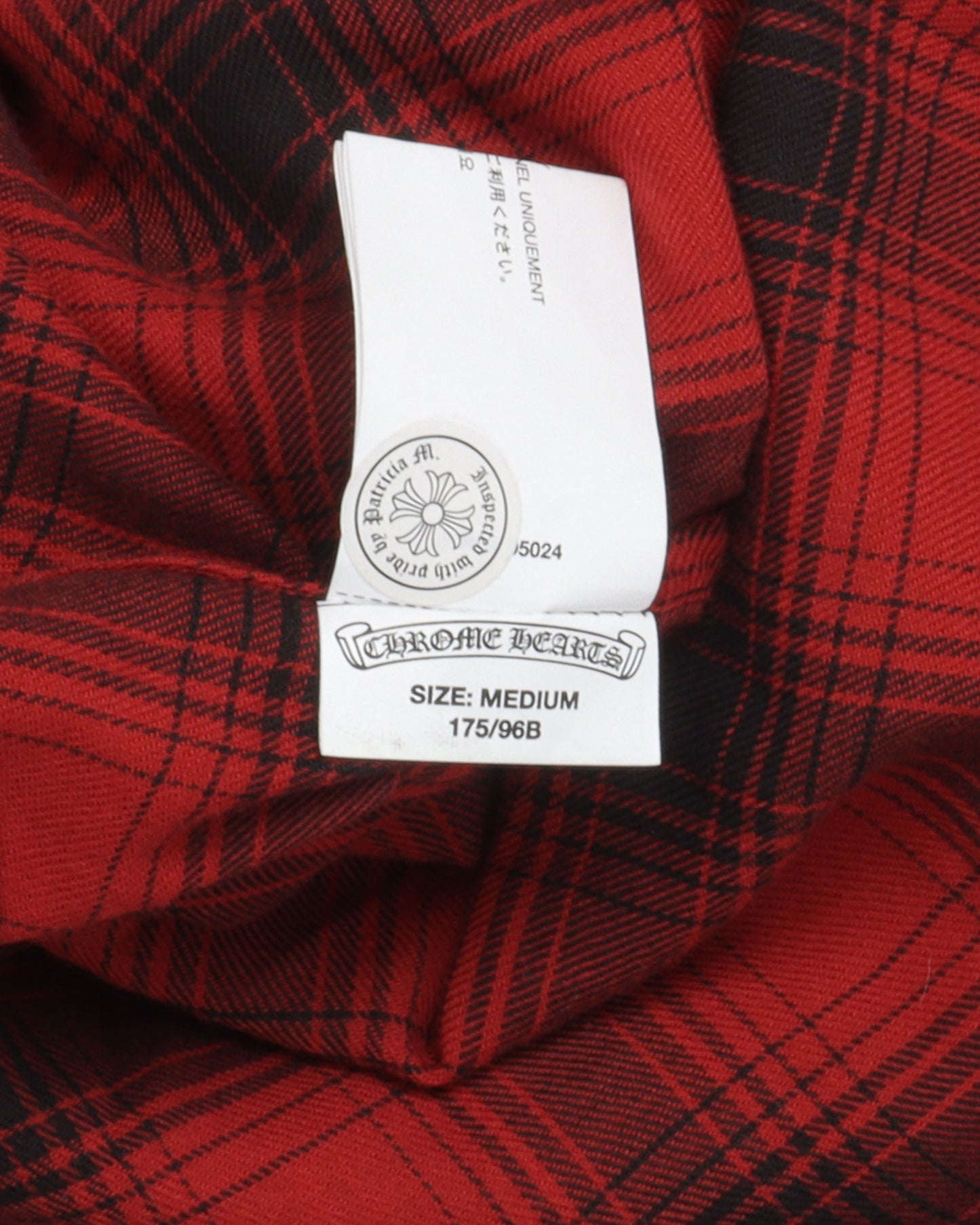 Leather Cross Flannel Shirt