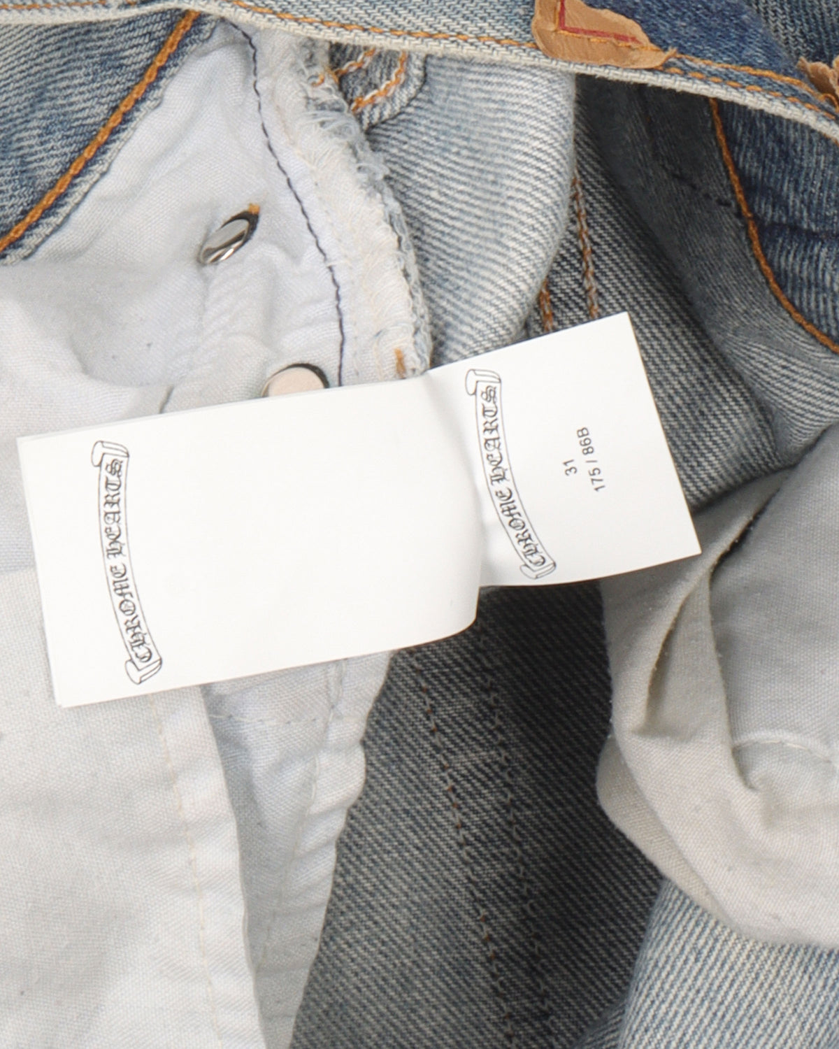 1 of 1 Patent Leather Cross Patch Levi's Jeans