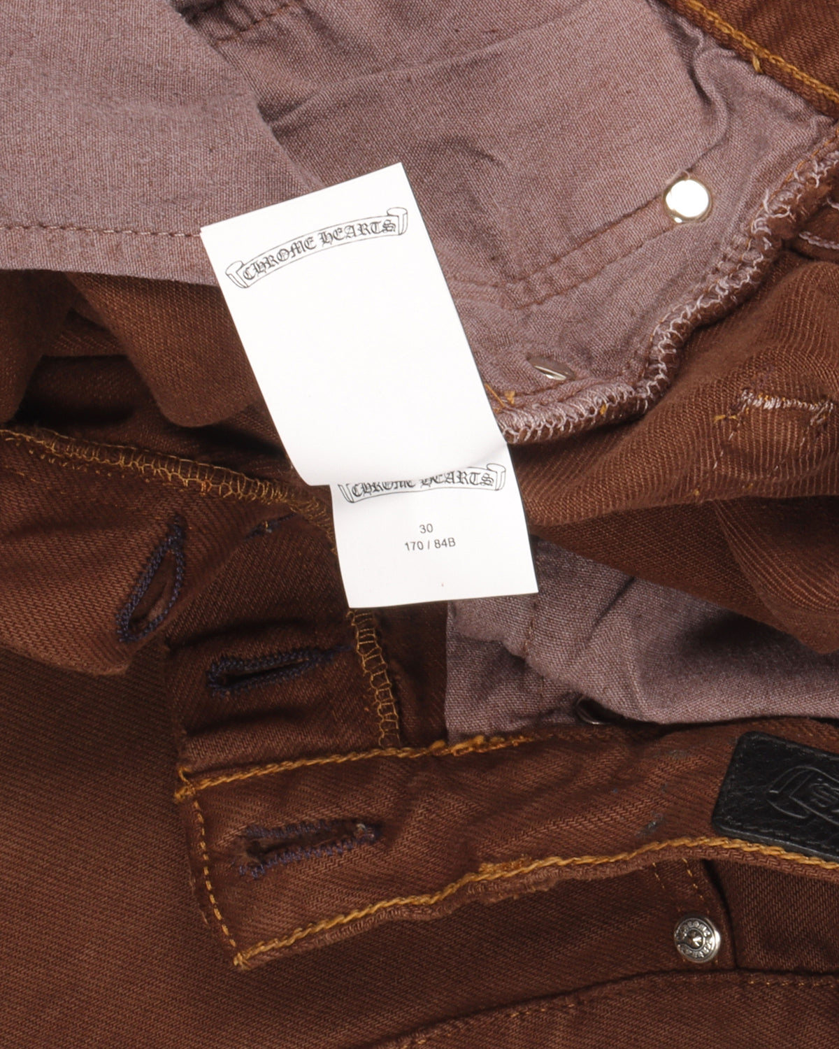 Levi's Leather Cross Dyed Jeans