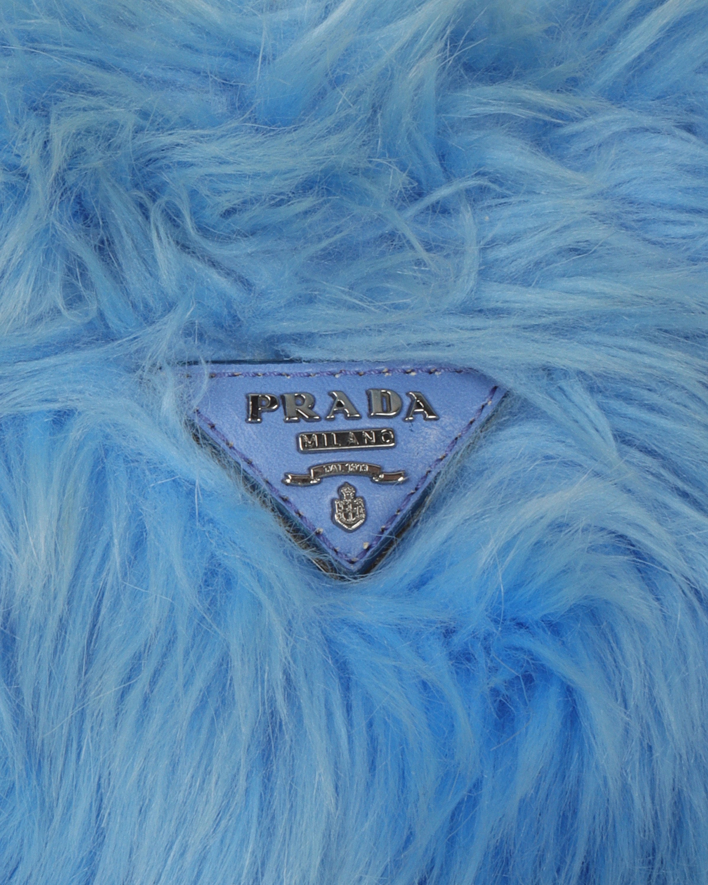 Prada Eco Kidassia Tote Faux Fur at 1stDibs  prada faux fur bag, prada  plush bag, prada faux fur tote