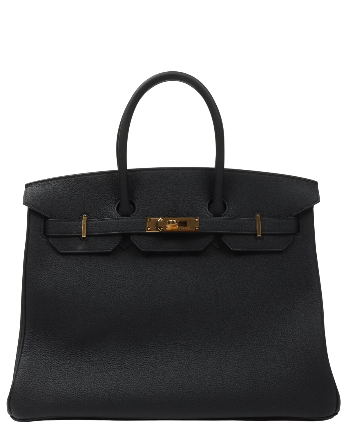 Birkin 35 Togo Calfskin Bag Noir
